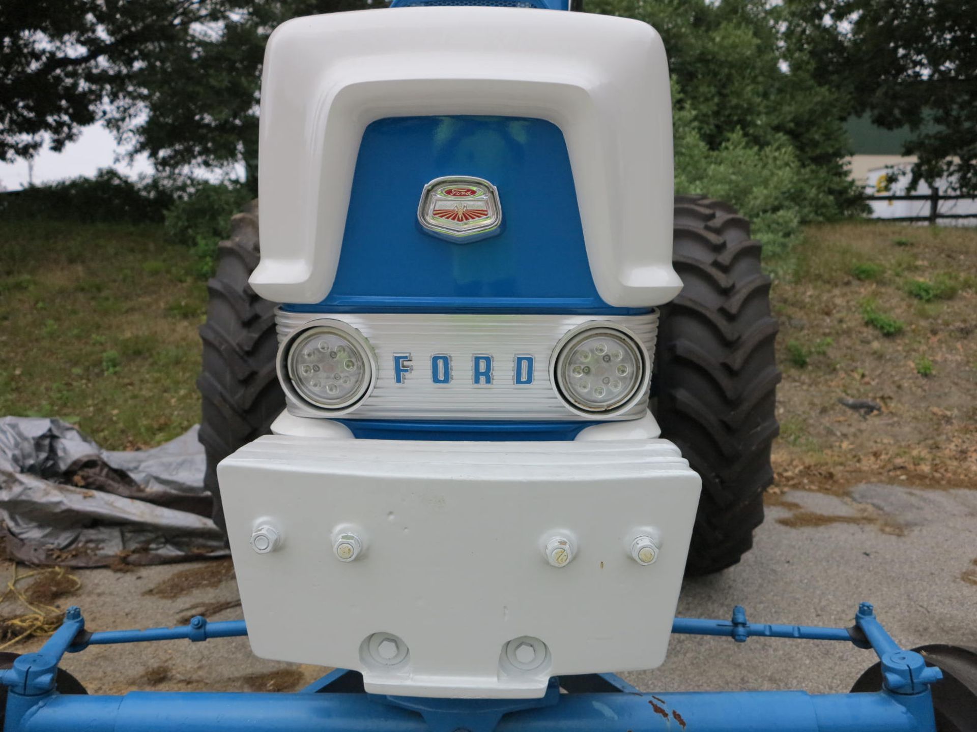 1960 Ford Diesel 6000 Tractor Frame Off Restoration Ford Diesel Engine New Duramax 18.4-38 Rear - Image 24 of 48