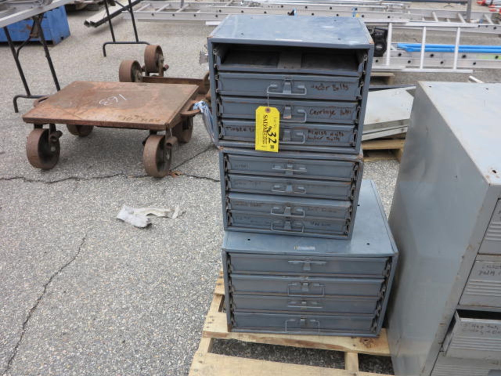 Lot (3) Cabinets with Fastners