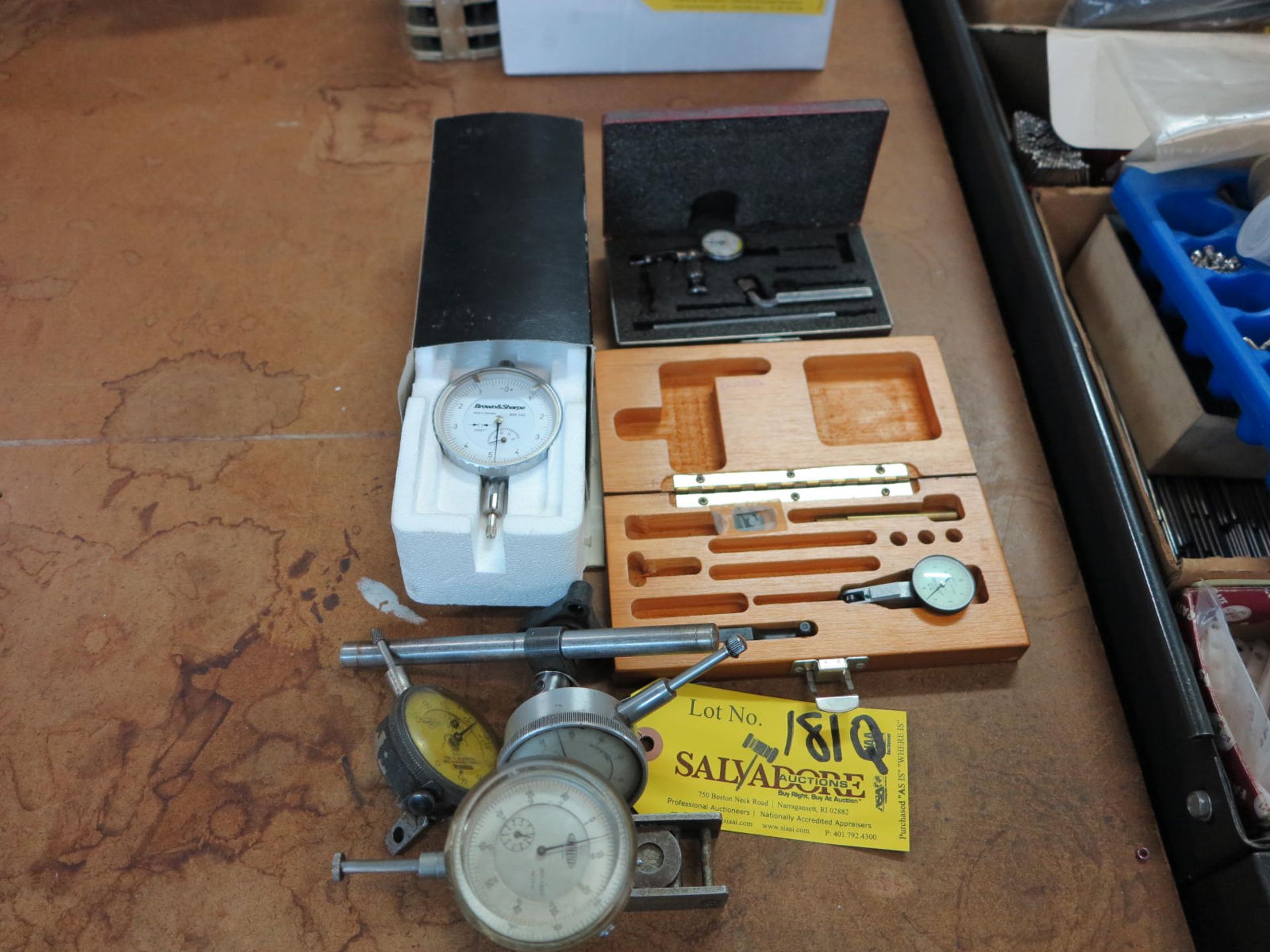 Lot Dial Gages and Dial Indicators Location: Ballslides Inc 102 Adams St Medfield, MA