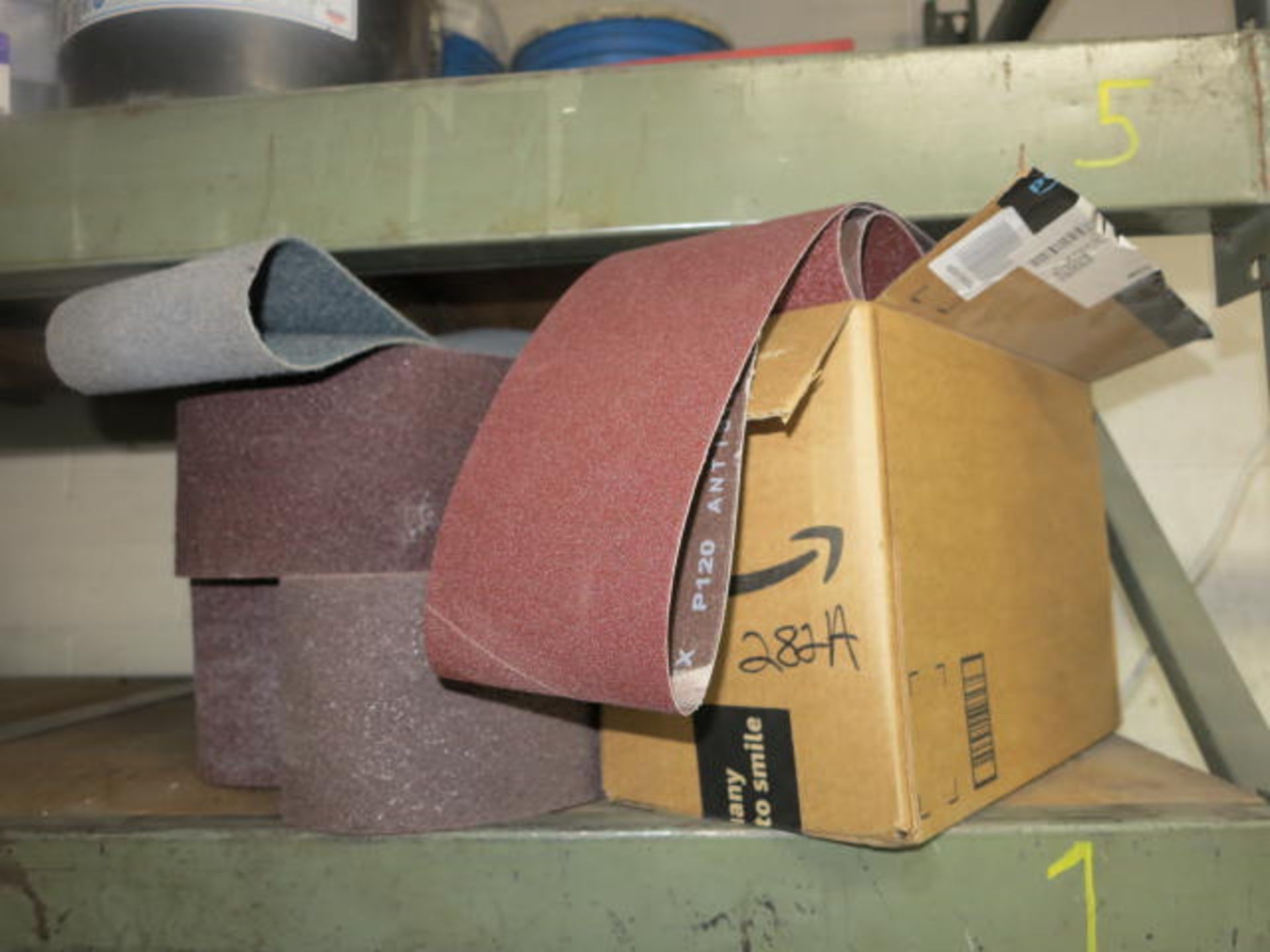 Lot Sanding Belts Various Grits Location: Morris & Broms 900 Wellington Ave. Cranston, RI