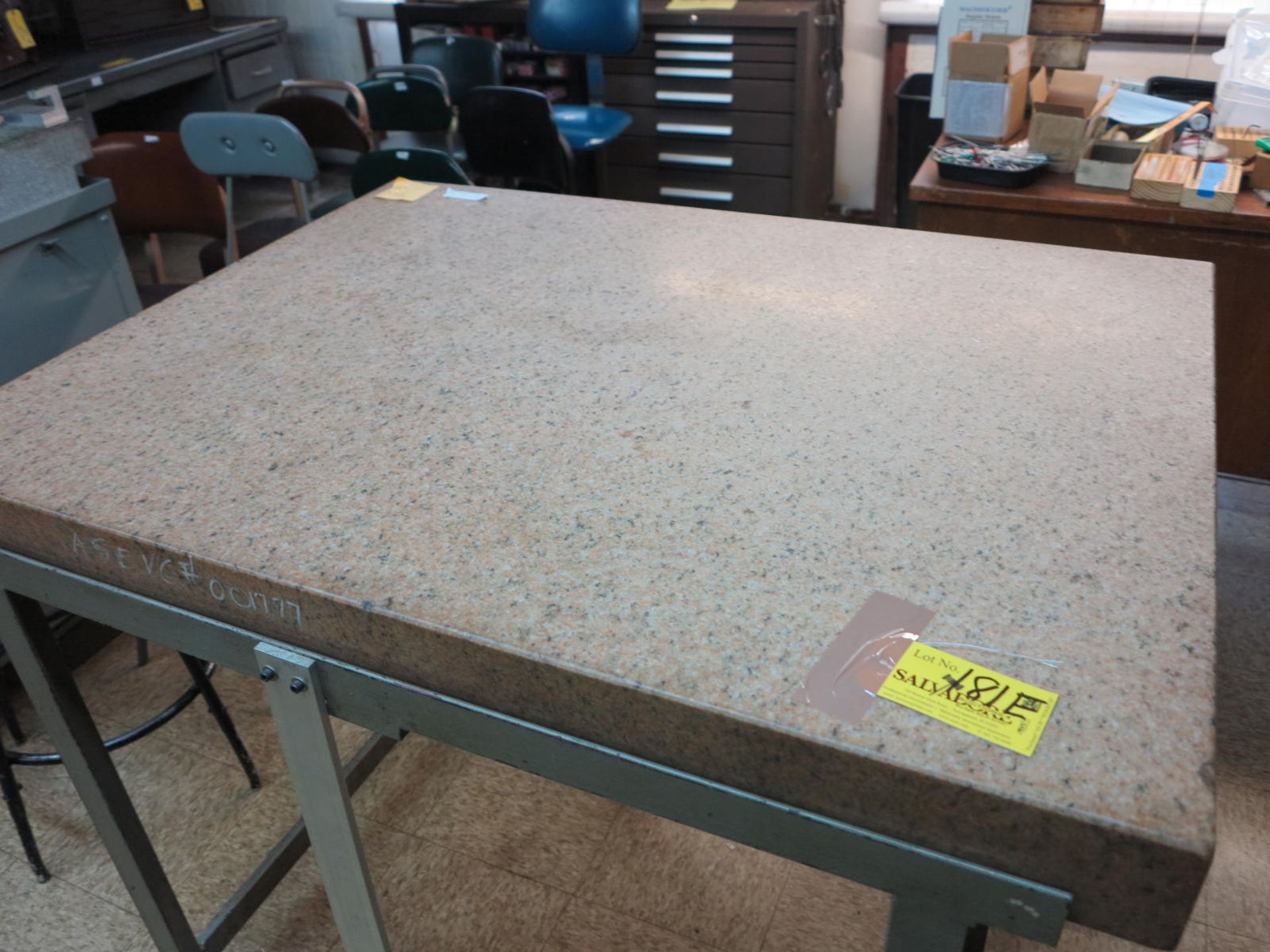 Starrett 3' x 4' x 6'' Grade A Granite Surface Plate Location: Ballslides Inc 102 Adams St Medfield,