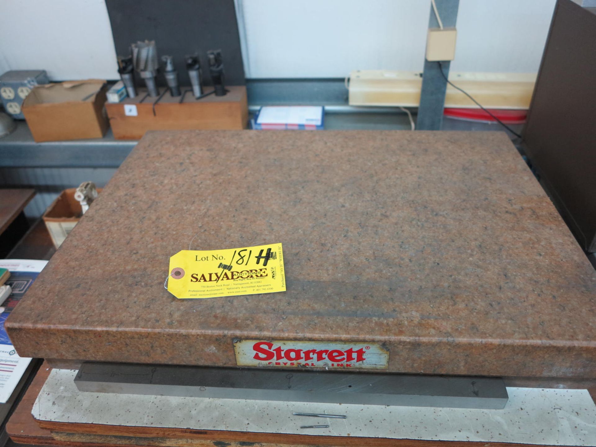 2' x 18'' x 3'' Starrett Granite Surface Plate Location: Ballslides Inc 102 Adams St Medfield, MA