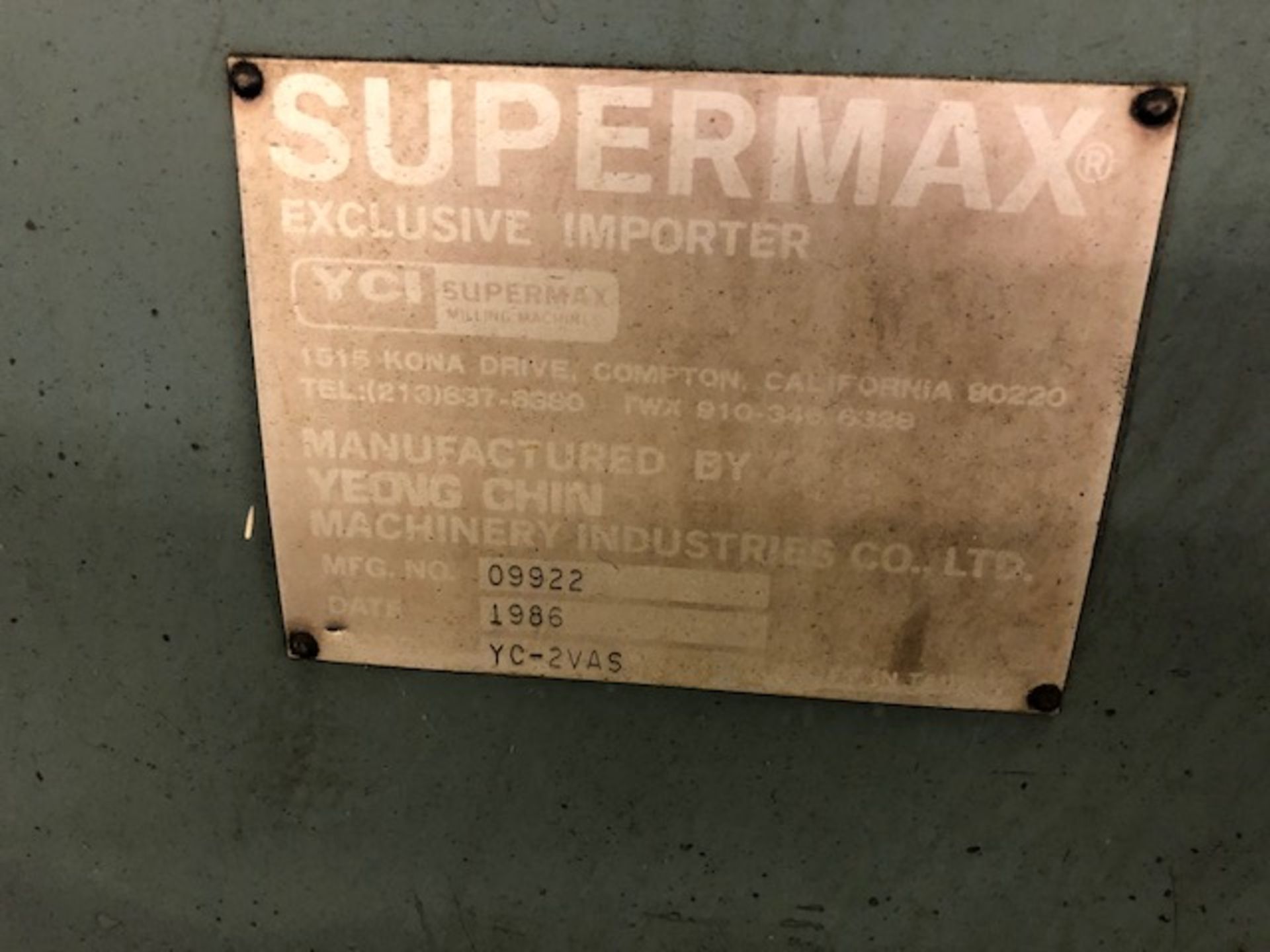 Series II Super Max knee mill - Image 2 of 5