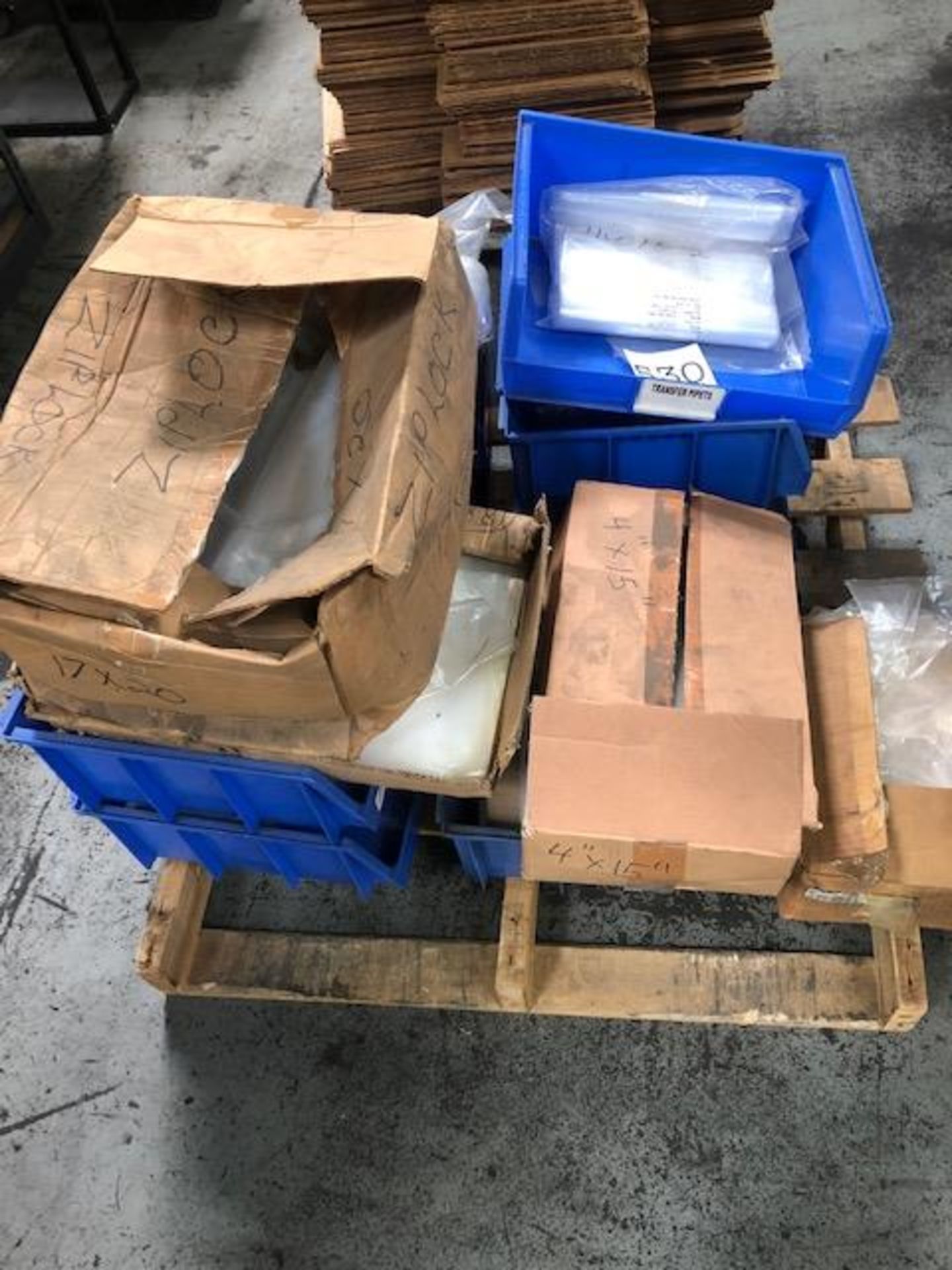 Pallet of Poly Bags - Various Sizes