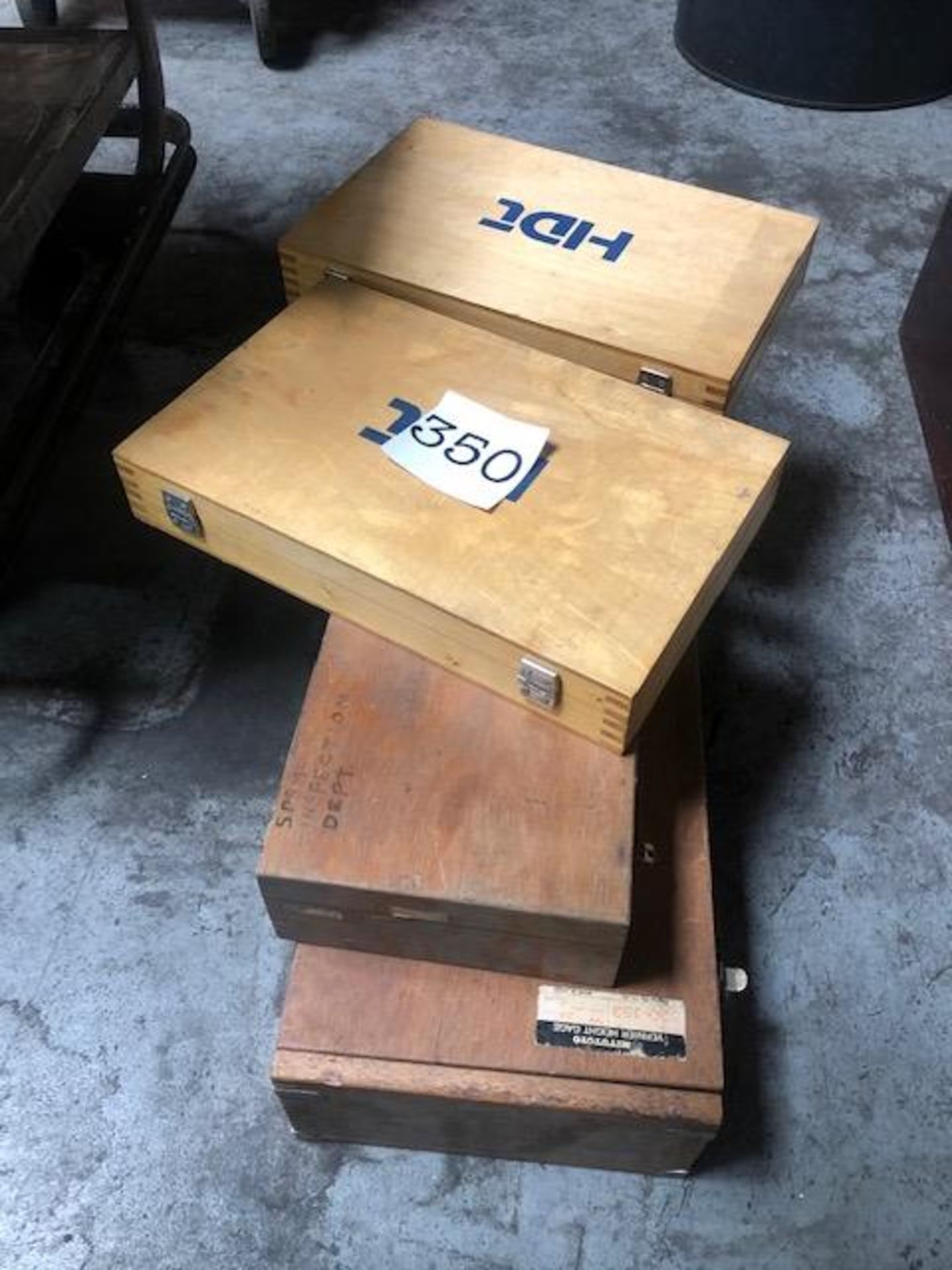 Wood Inspection Equipment - Empty Boxes