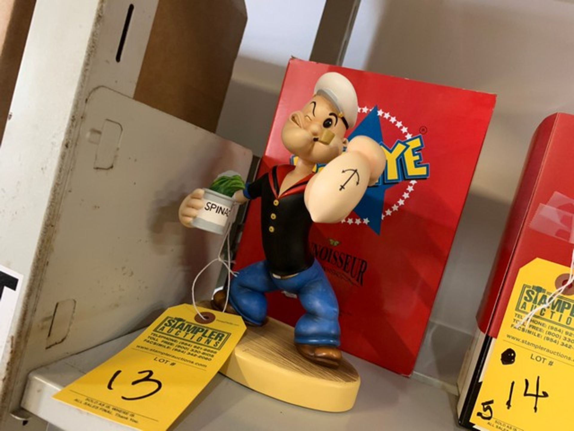 POPEYE FIGURINE - 8'' (NEW IN BOX)