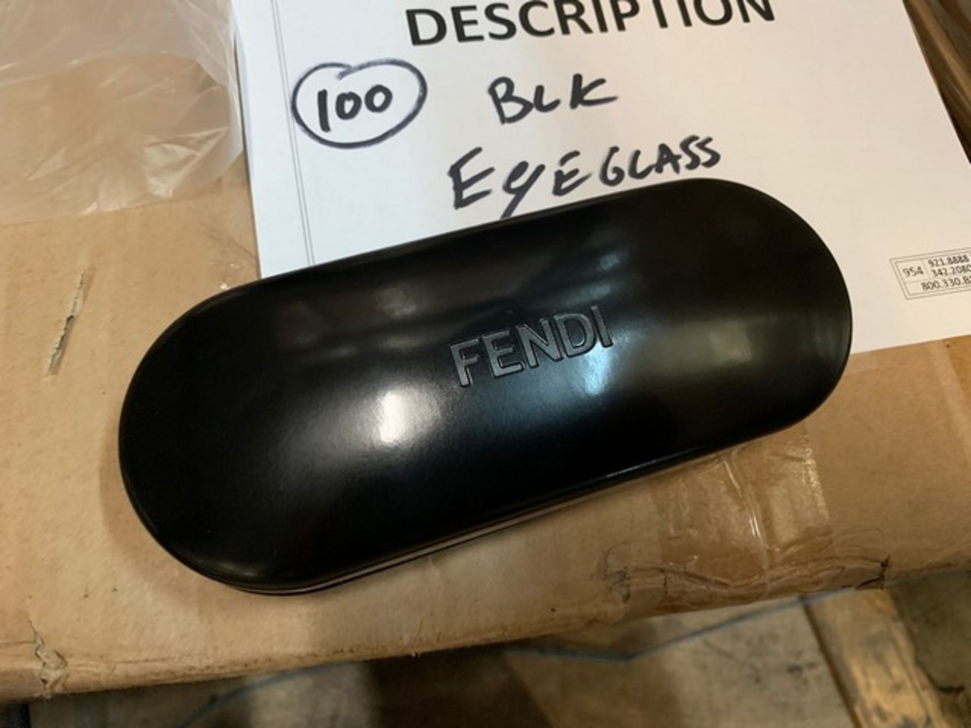 BLACK EYEGLASS CASES - Image 2 of 3