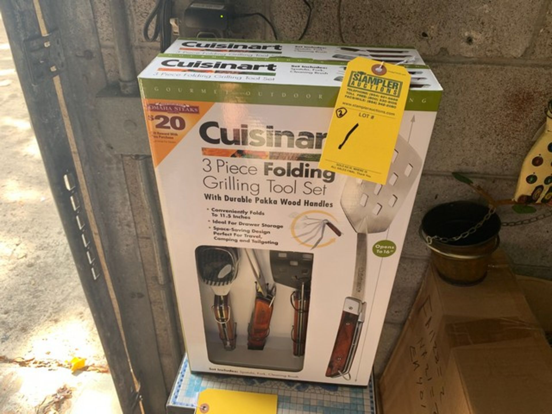 CUISINART 3-PIECE BBQ TOOL SETS (NEW IN BOX)