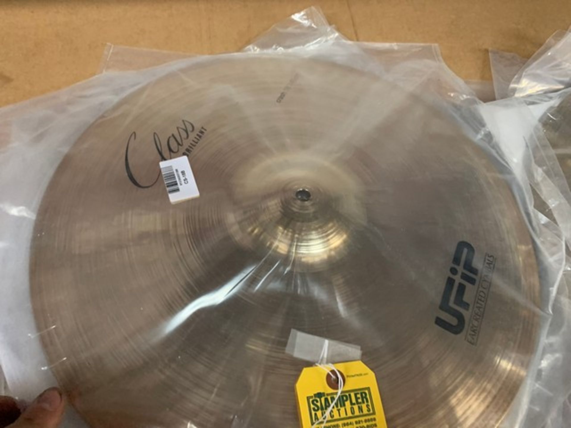 UFIP 18'' HIGH HAT SETS / CYMBALS - ASSORTED STYLES - Image 2 of 6