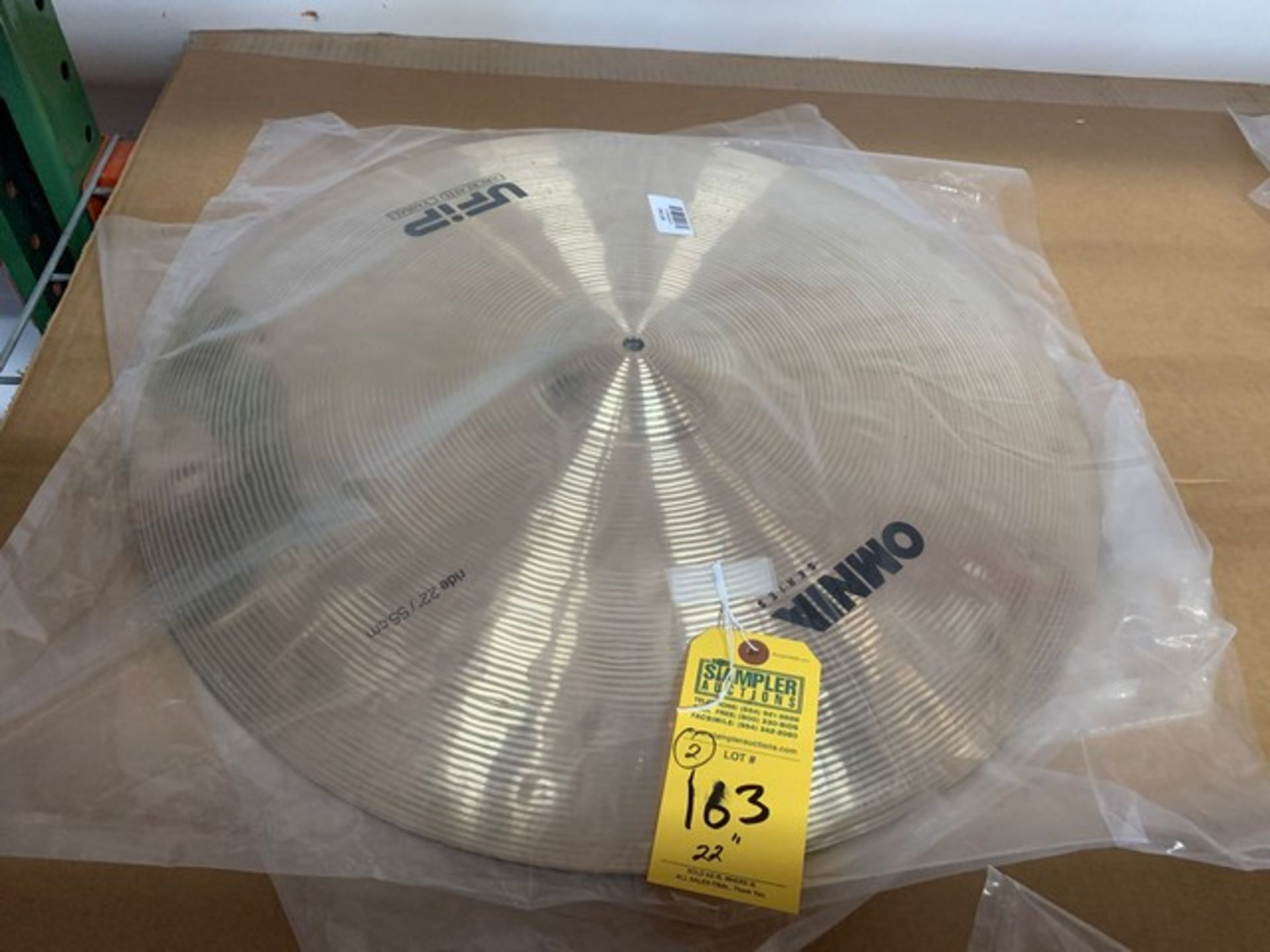 UFIP 22'' HIGH HAT SETS / CYMBALS - ASSORTED STYLES