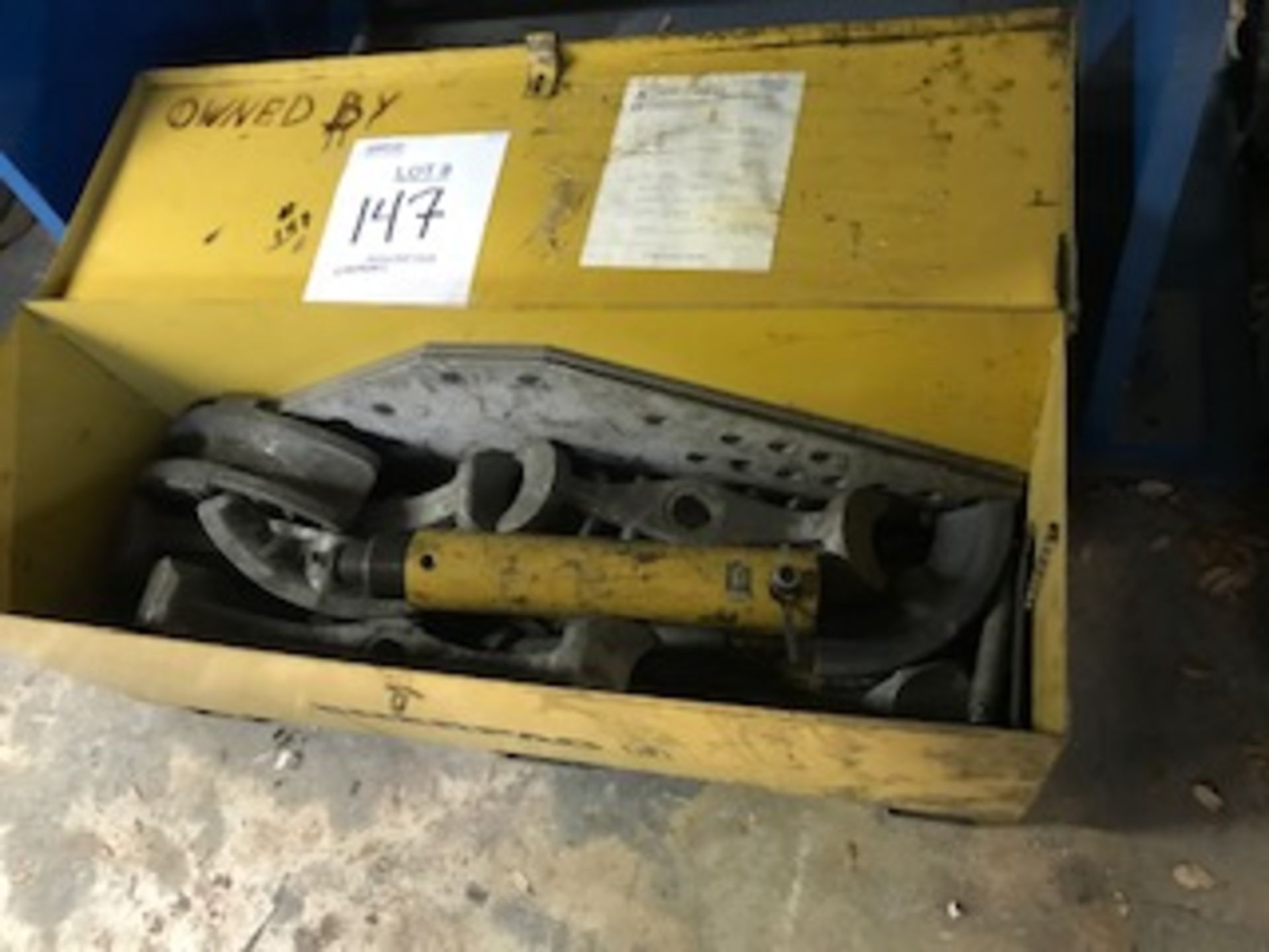 ENERPAC PIPE BENDER WITH ACCESSORIES