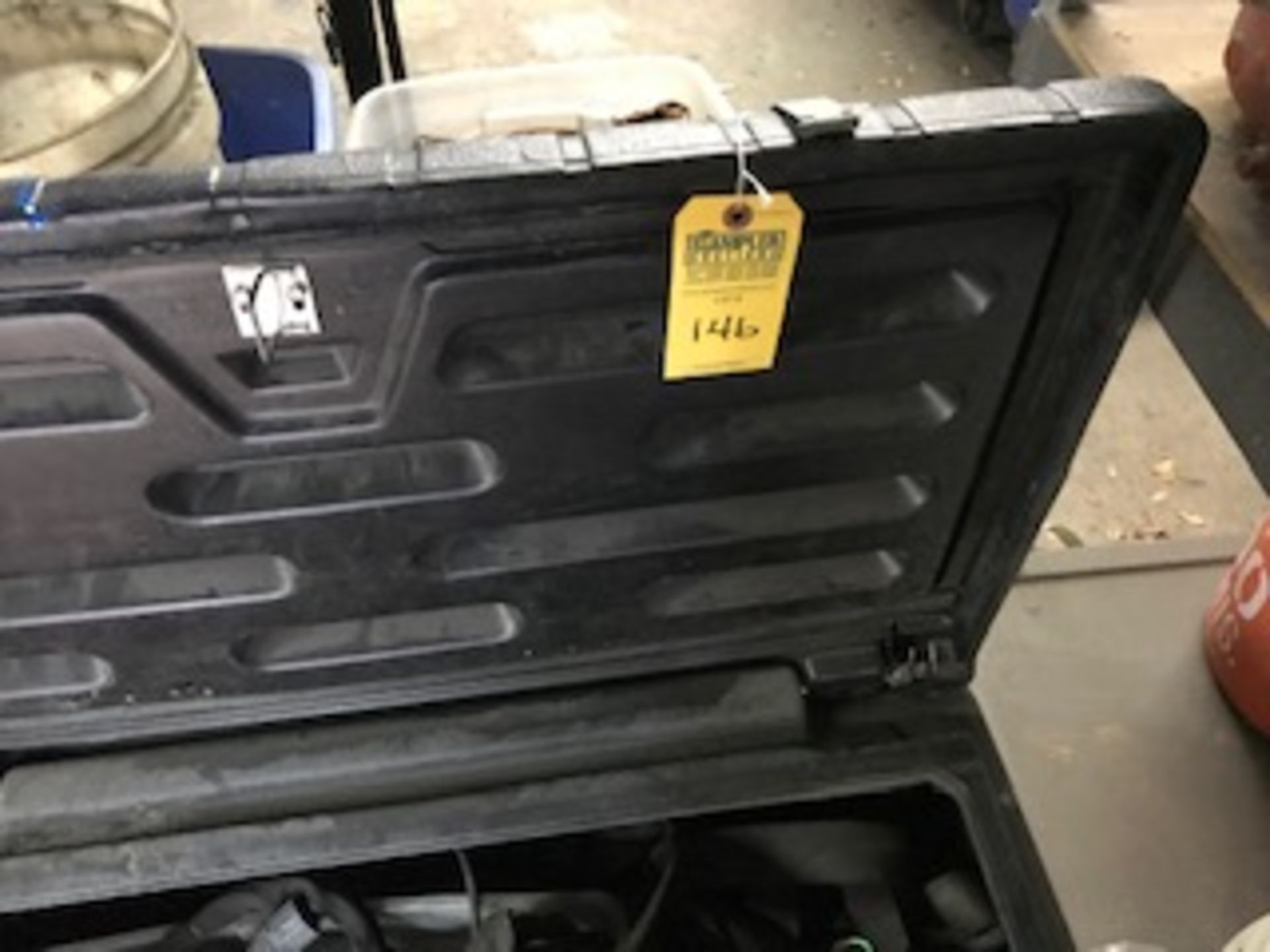 TOOL BOX FOR TRUCK WITH CABLES & PLUMBING SNAKE - Image 2 of 2