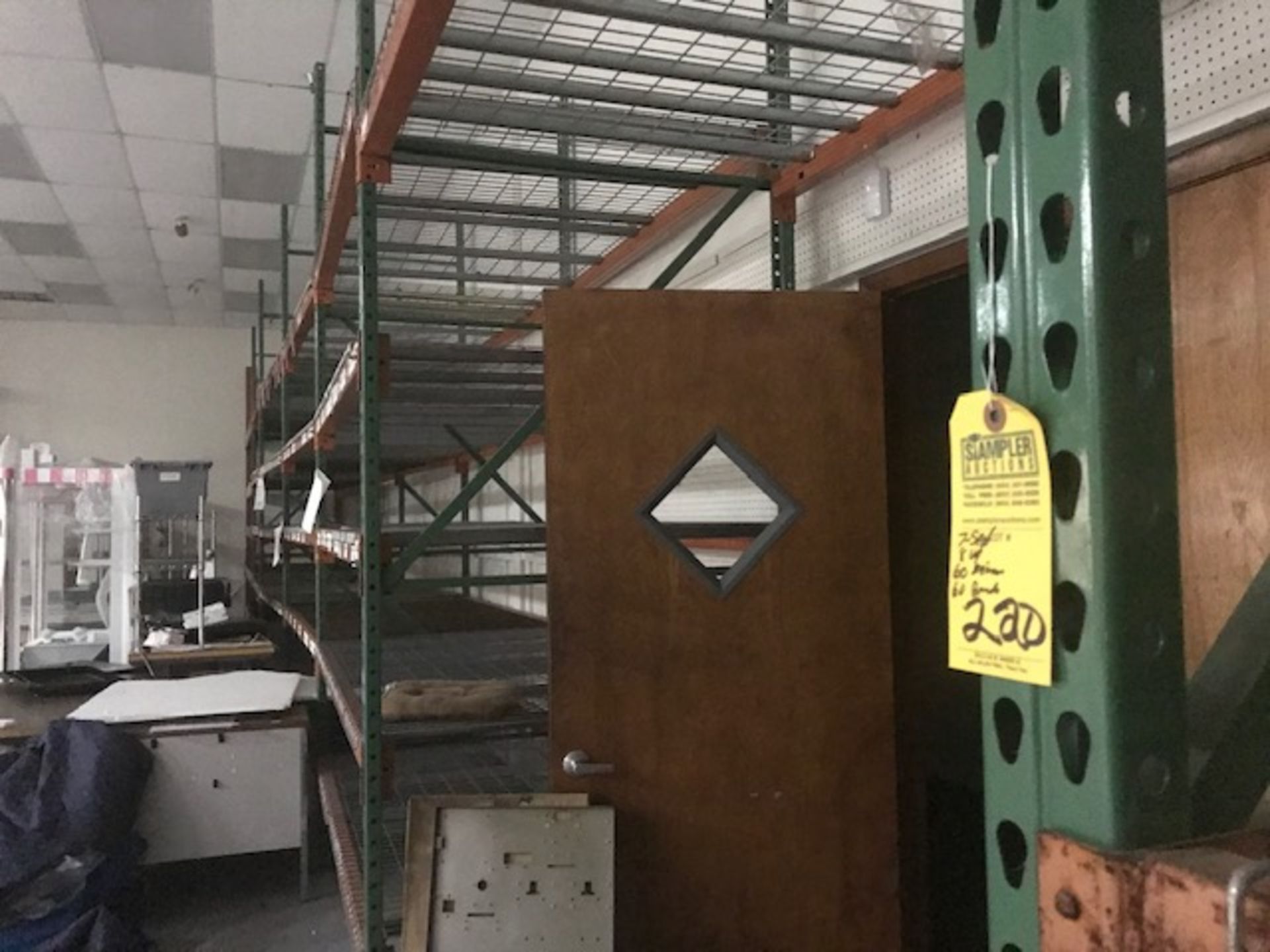 SECTIONS PALLET RACKING - 8 UPRIGHTS / 60 BEAMS / 60 GRIDS