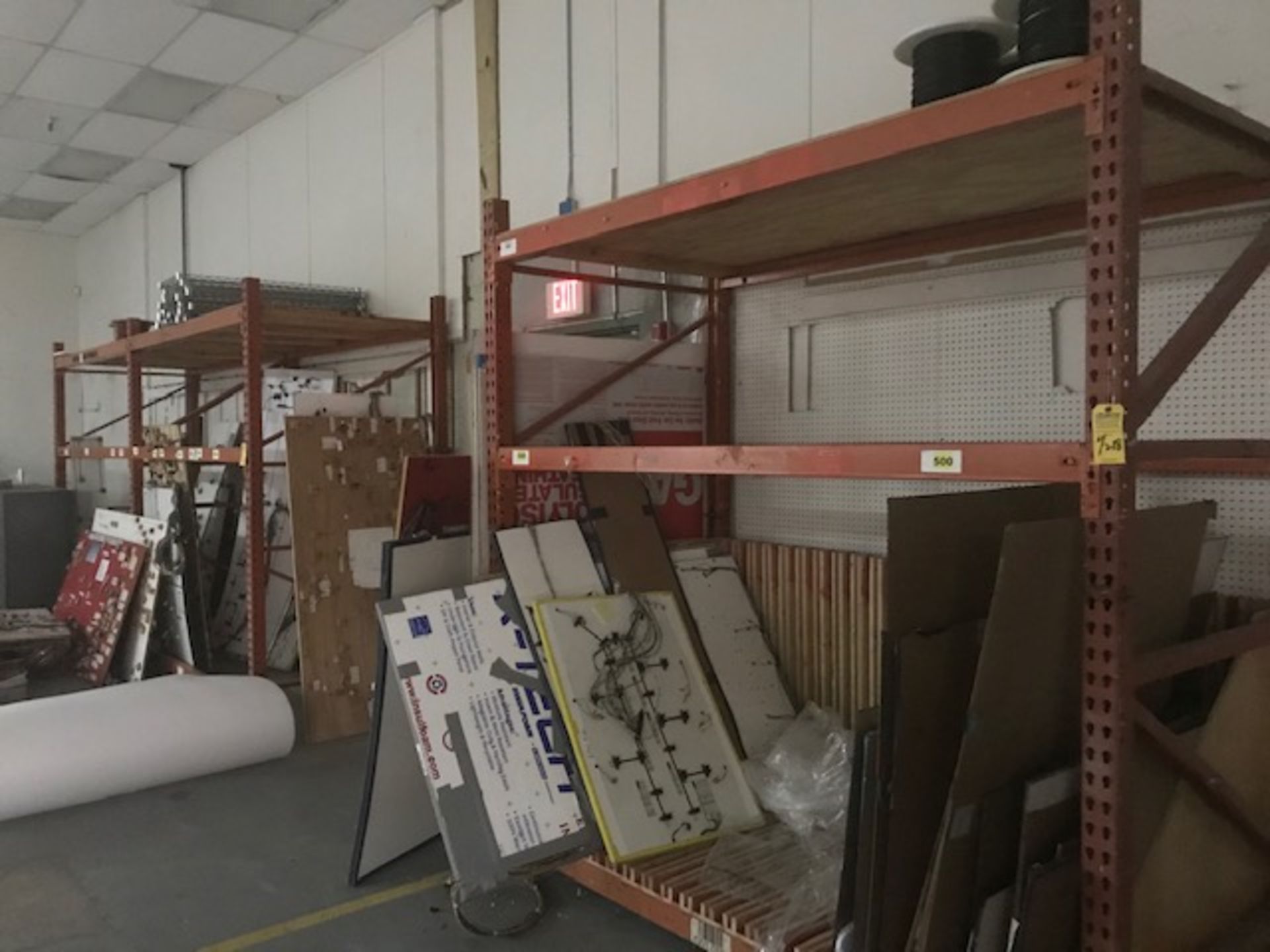 SECTIONS PALLET RACKING - 5 UPRIGHTS / 18 BEAMS