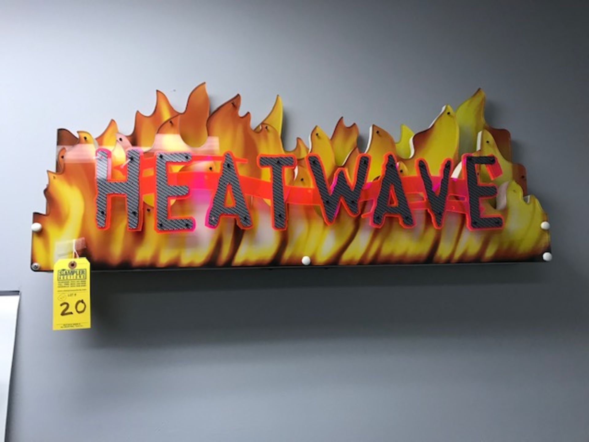 POWER DEEP EXTREME POWER BONUS SIGN WITH HEAT WAVE SIGN - Image 2 of 2
