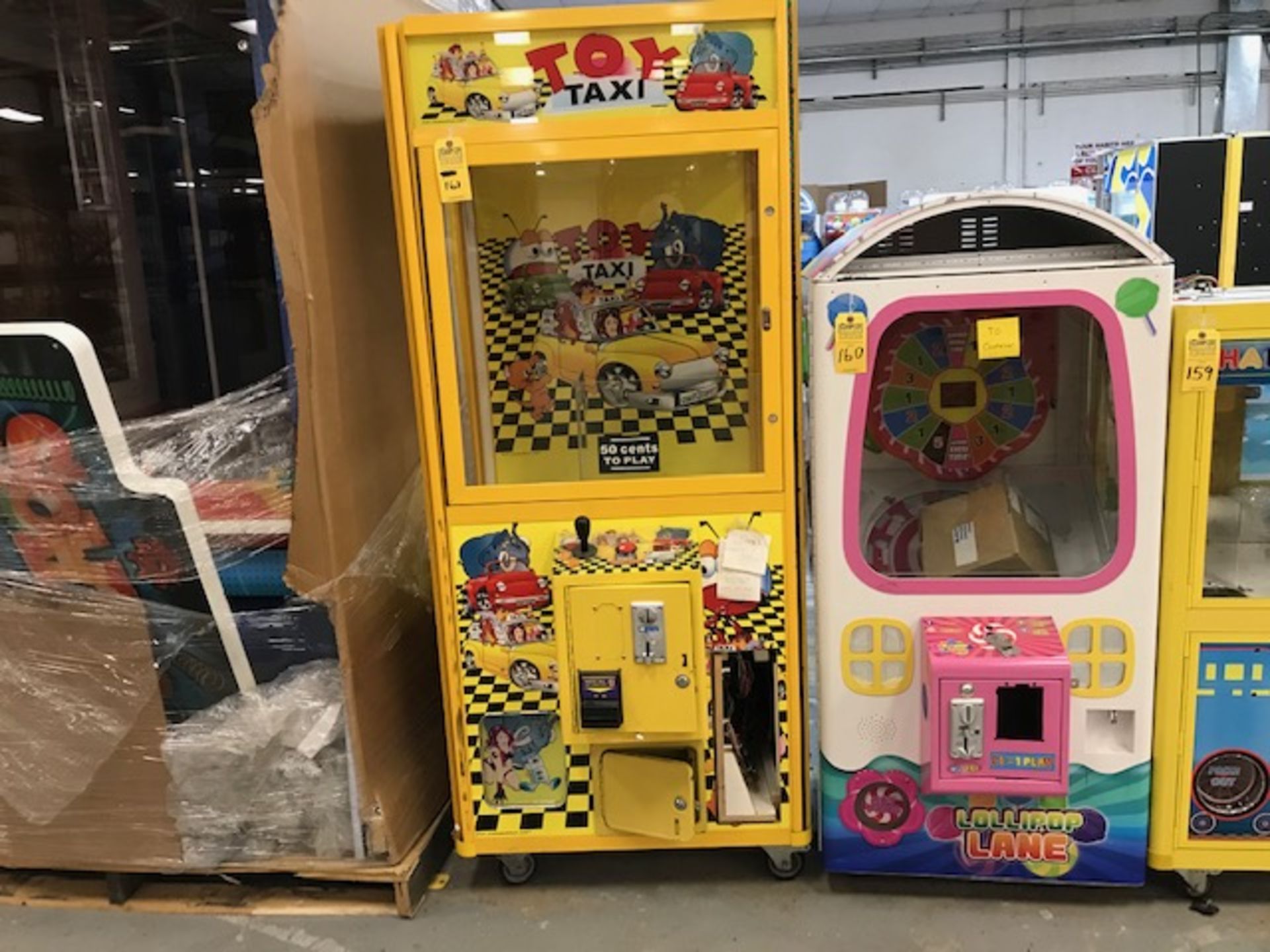 TOY TAXI GAME (MISSING GANTRY / MISSING BOARDS / MISSING PARTS)