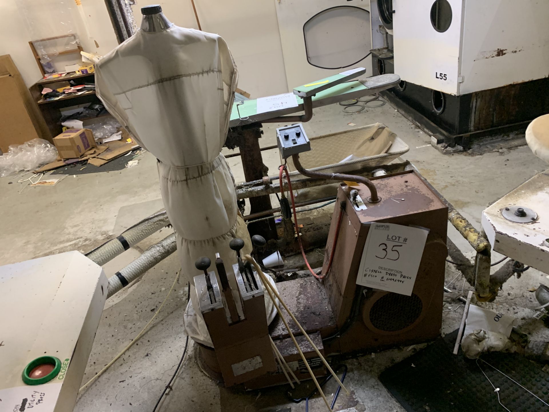 CISSELL FTCO DRESS PRESS - SERIAL No. 61996445