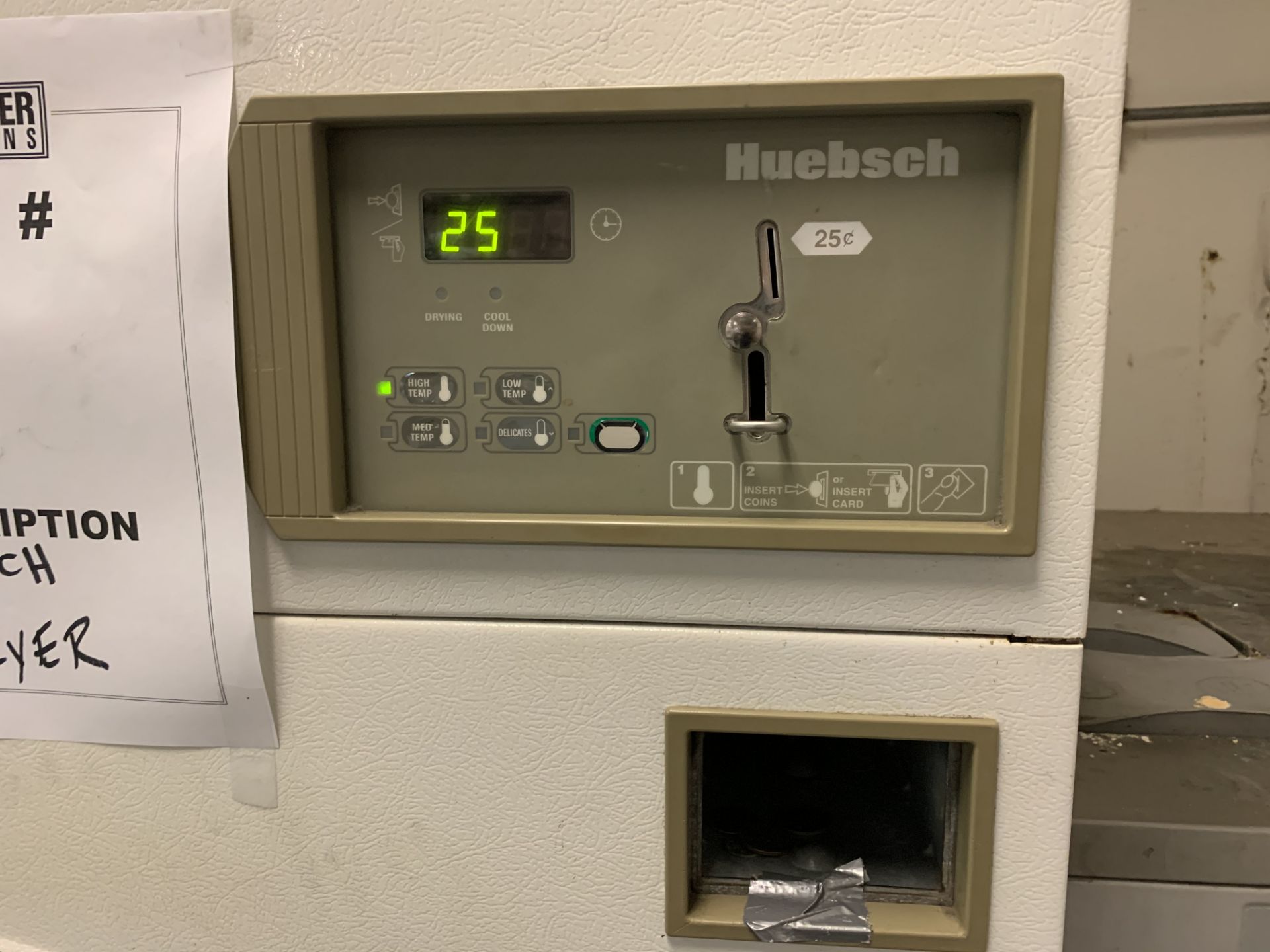 HUEBSCH HT050NBCBIG1W07 DRYER - LP GAS - SERIAL No. 0410002368 - Image 3 of 6