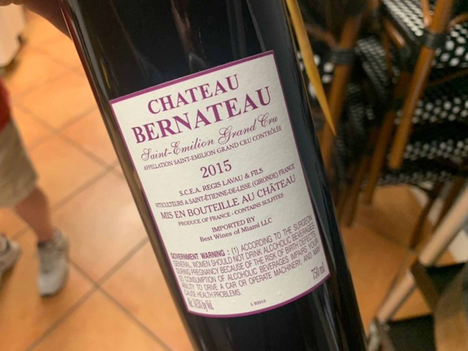 BOTTLES 2015 CHATEAU BERNATEAU ST EMILION GRAND CRU - 750ml - Image 4 of 4