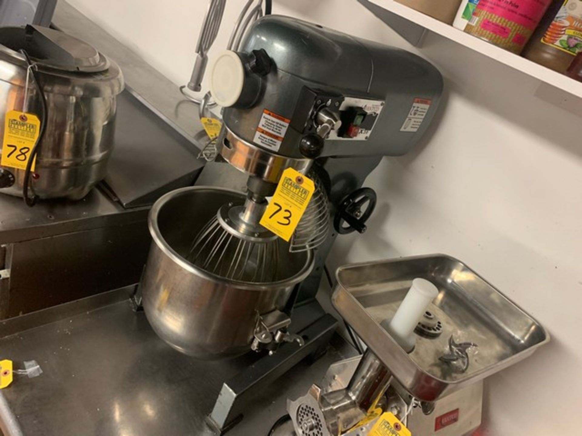 AVANTCO MX20 MIXER WITH 2 PADDLES (1 SPIRAL / 1 FRENCH WHIP)