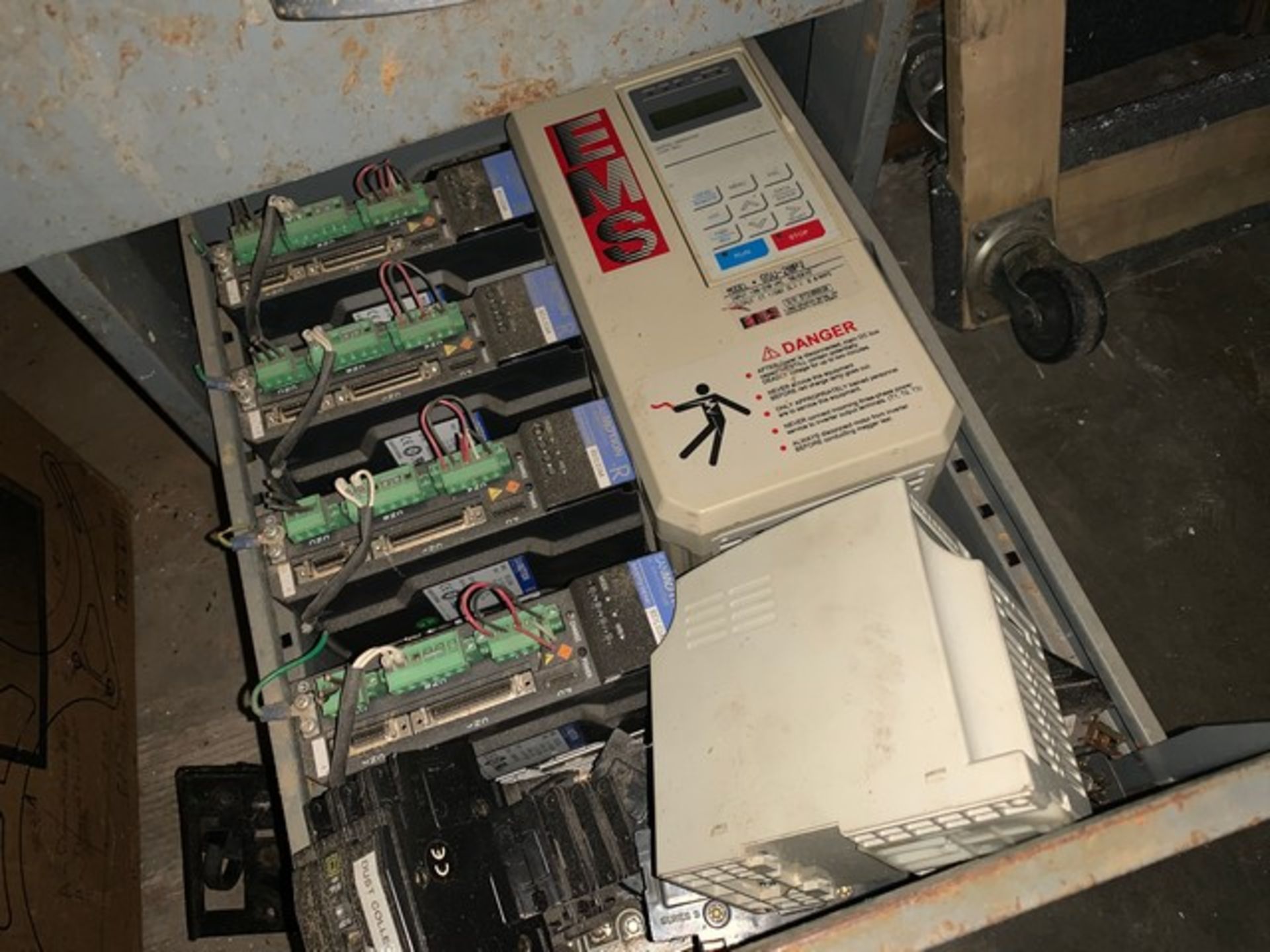 LOT FILE CABINET & INDEX FILE WITH WRENCHES, RELAYS, ELECTRICAL COMPONENTS, ETC - Image 3 of 3