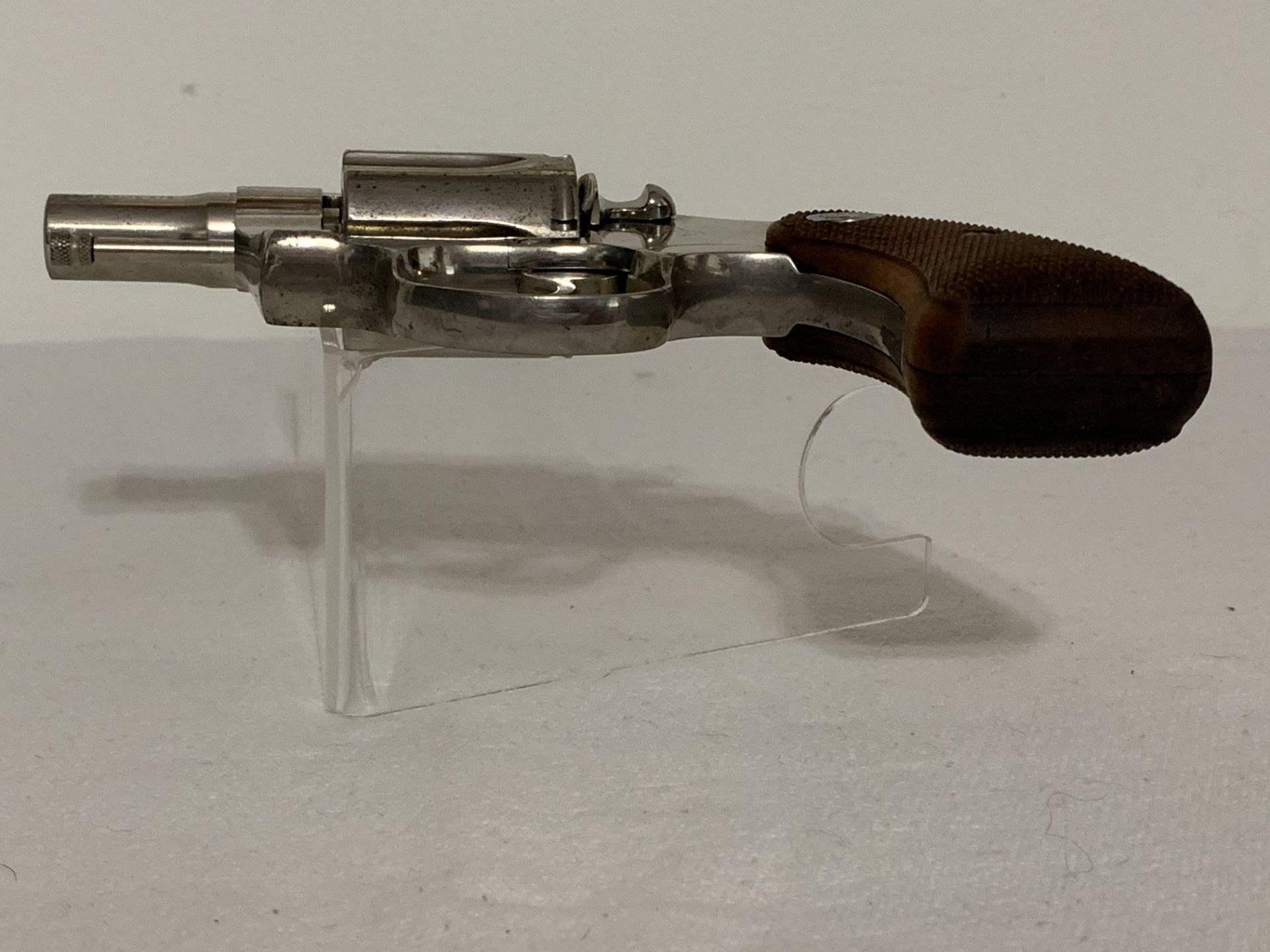 COLT DETECTIVE SPECIAL PISTOL - 38 CAL - NICKEL - WITH ORIGINAL 1971 GRIPS (FOB HOLLYWOOD, FL) - Image 8 of 11