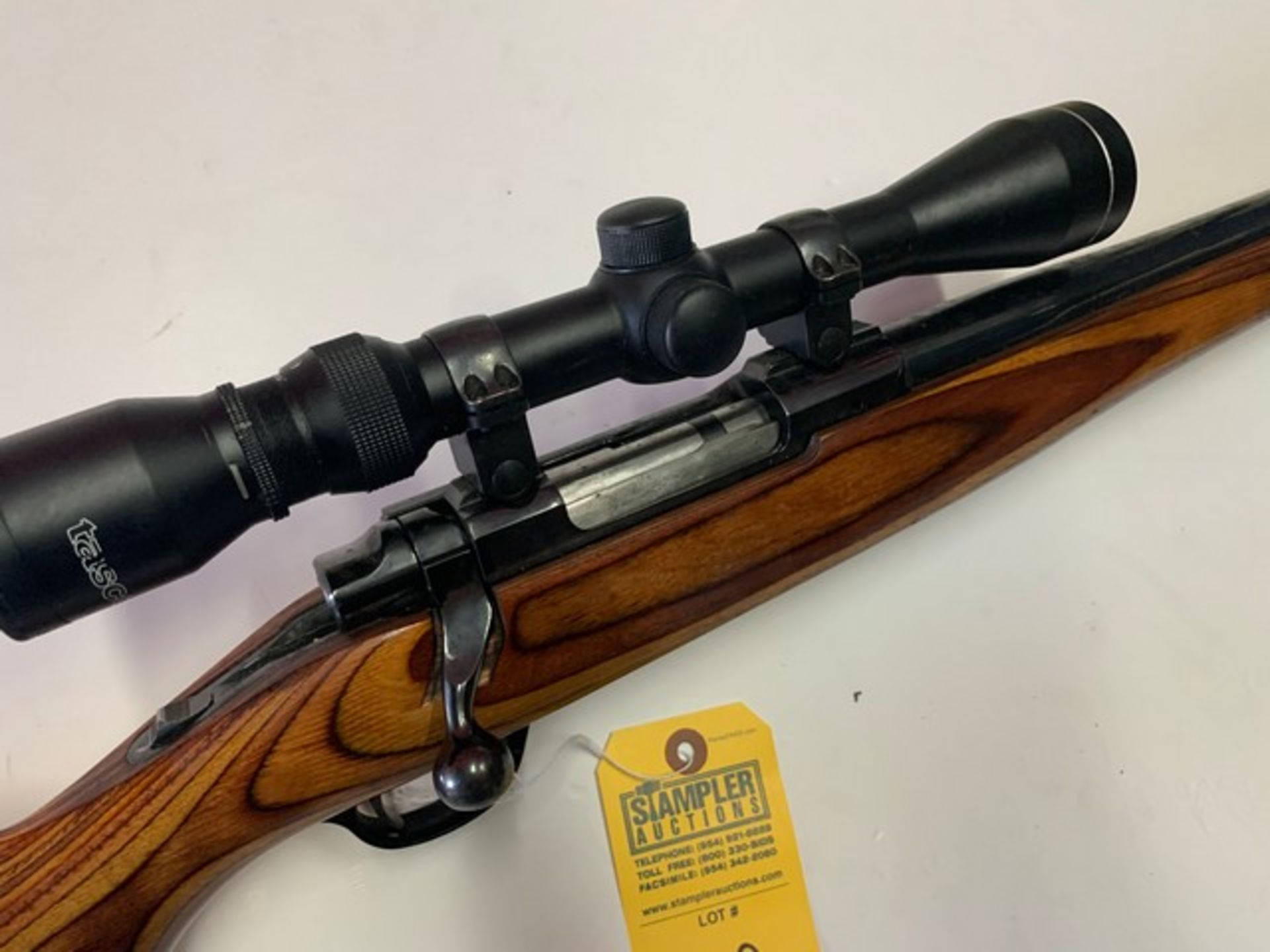 RUGER M77 BOLT ACTION RIFLE - 22-250 CAL - WOOD STOCK - TASCO SCOPE - SERIAL No. 77171000 (FOB - Image 2 of 5