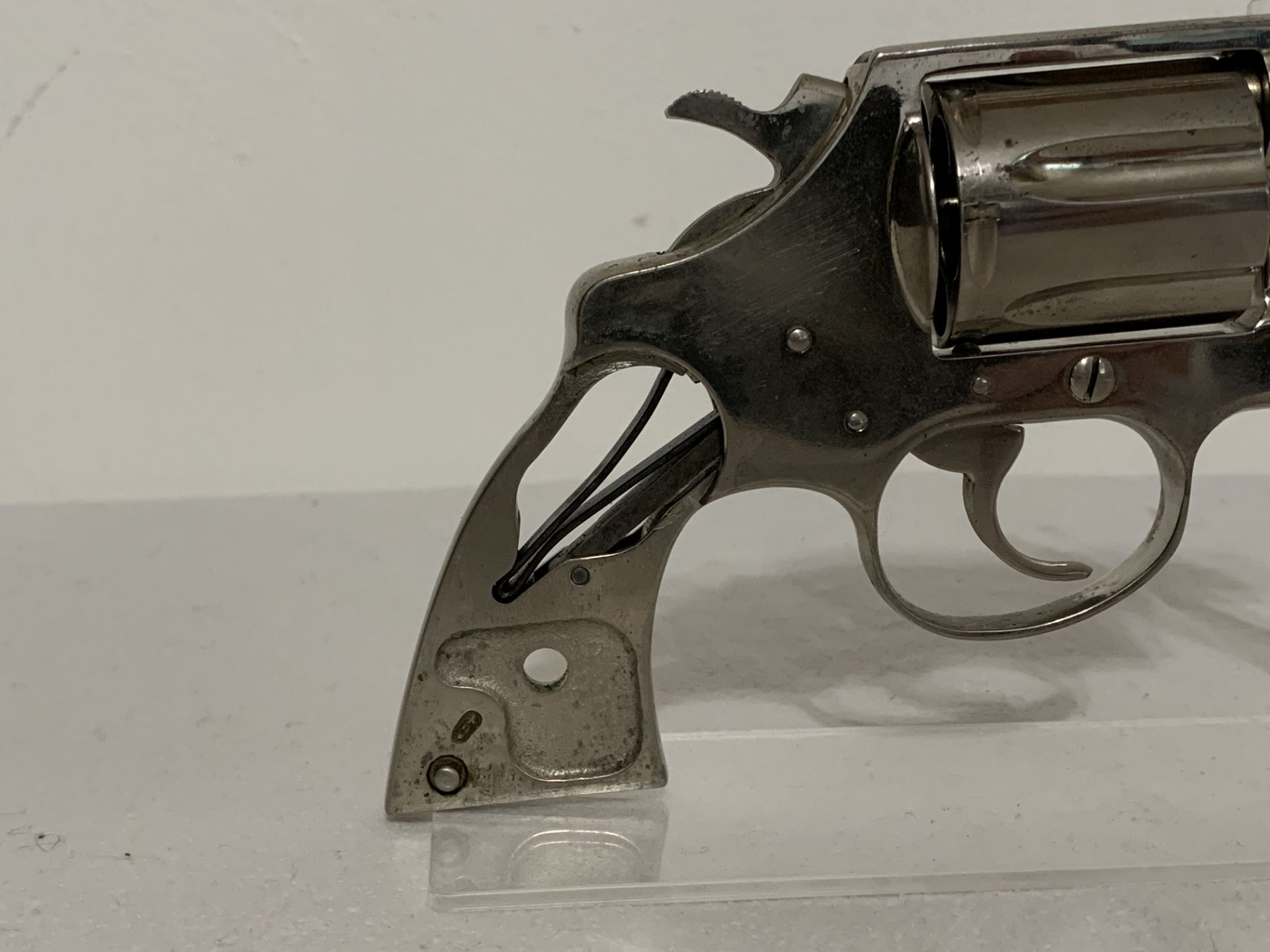 COLT DETECTIVE SPECIAL PISTOL - 38 CAL - NICKEL - WITH ORIGINAL 1971 GRIPS (FOB HOLLYWOOD, FL) - Image 10 of 11