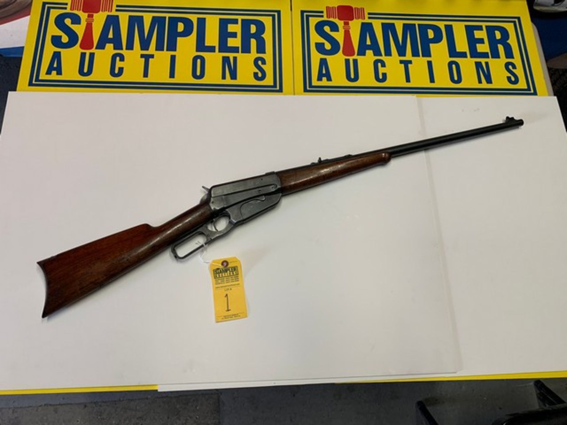 WINCHESTER 95 LEVER ACTION RIFLE - .30-30 CAL - SERIAL No. 411163 (FOB HOLLYWOOD, FL)