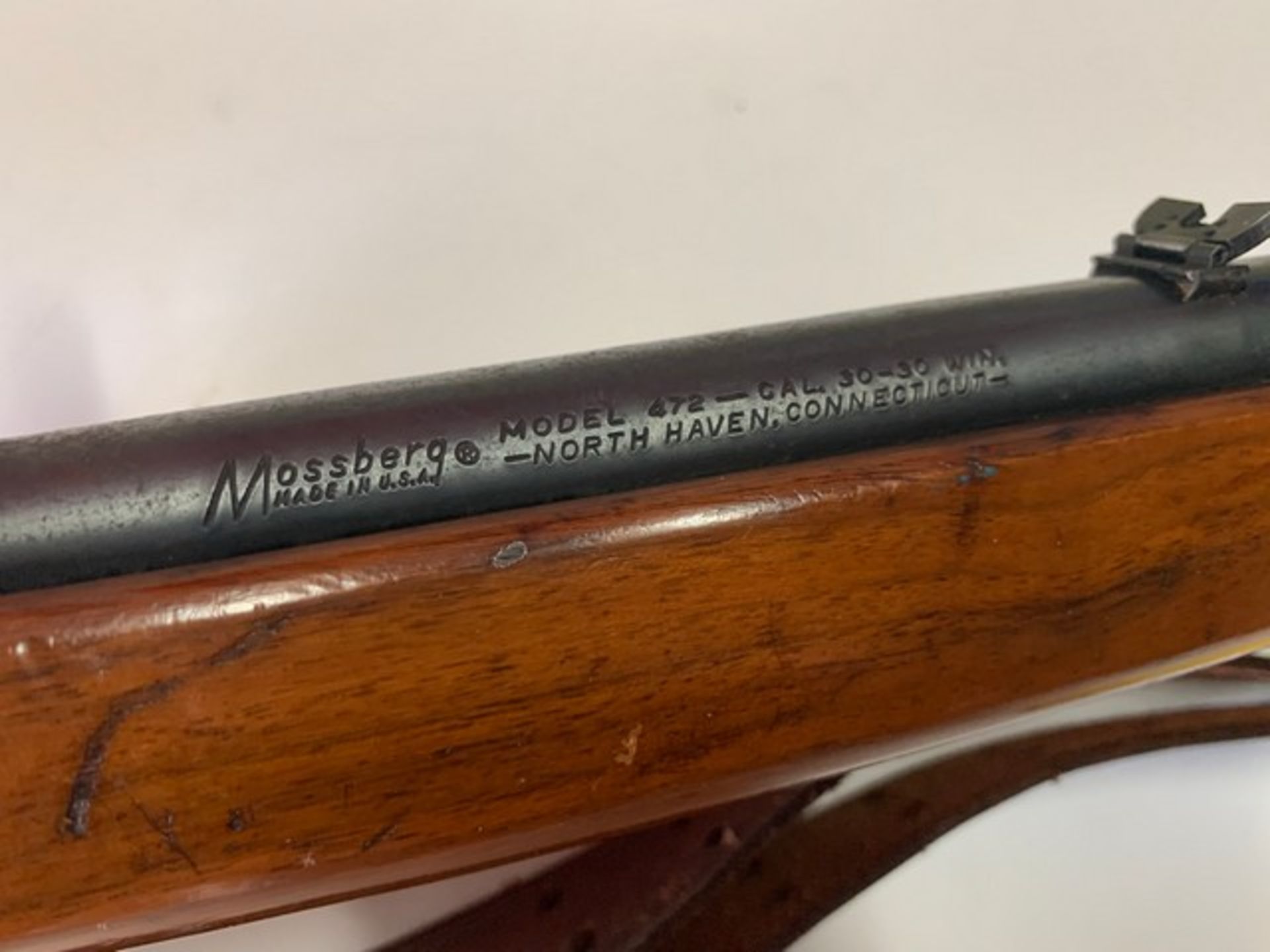 MOSSBERG 472 LEVER ACTION RIFLE - 30.30 CAL - WOOD STOCK - SERIAL No. 646357 (FOB HOLLYWOOD, FL) - Image 6 of 6