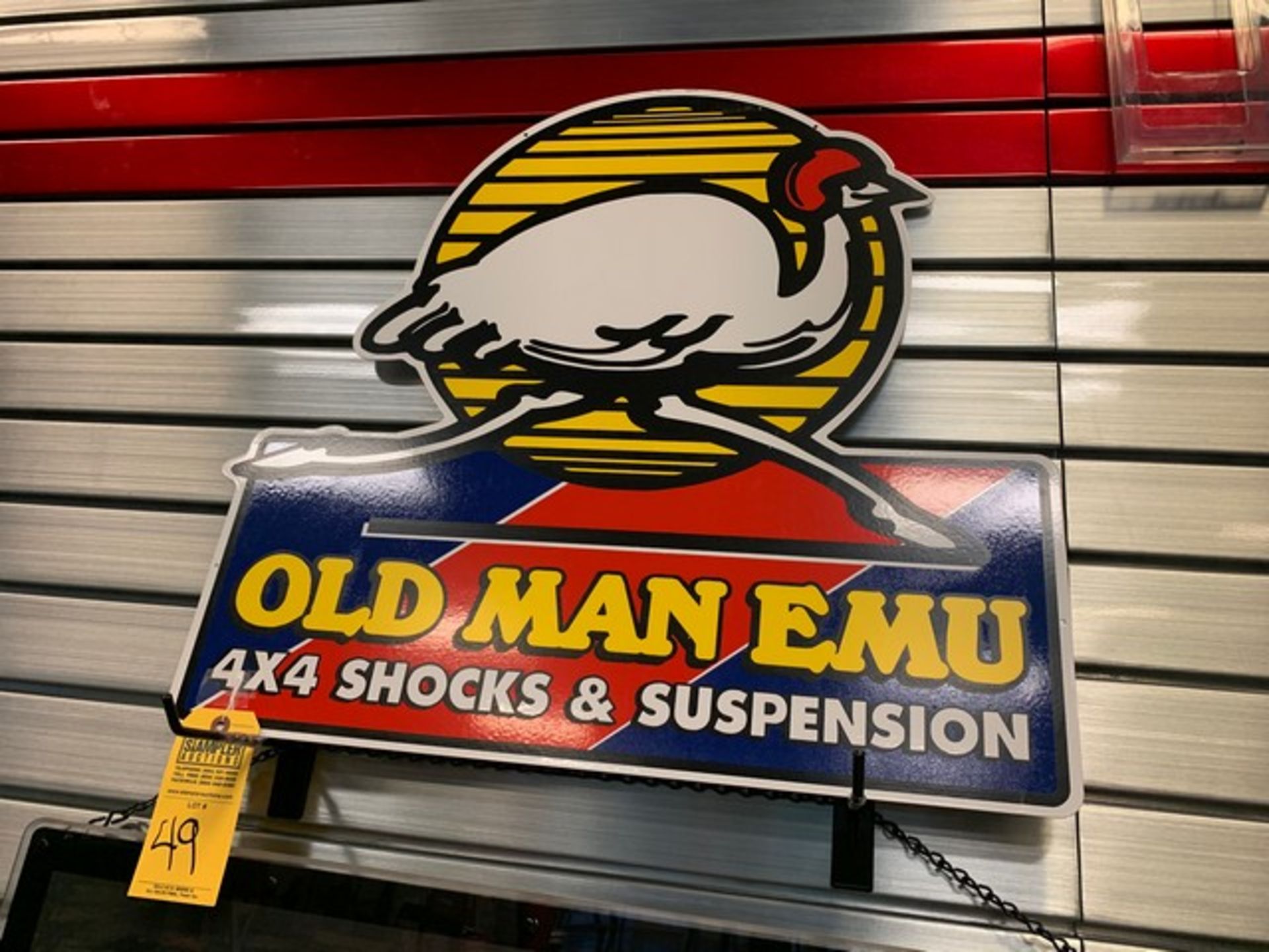 OLD MAN EMU METAL SIGN