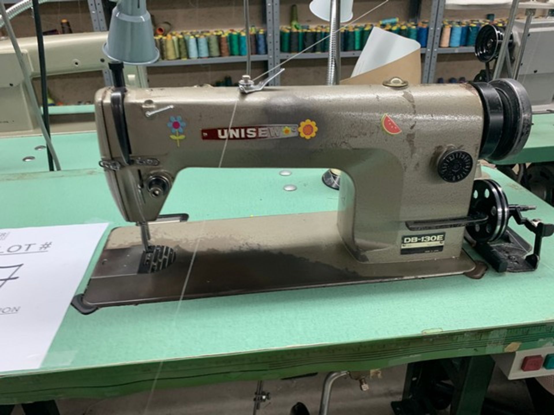 UNISEW DSN-178-2 SEWING MACHINE WITH MOTOR & STAND - Image 2 of 2