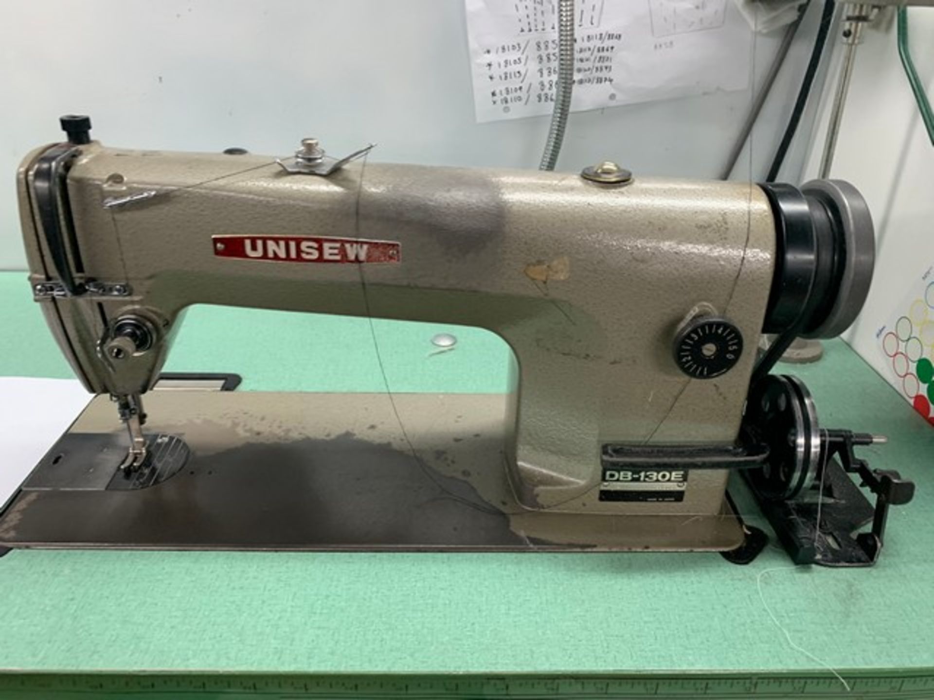 UNISEW DB-130E SEWING MACHINE WITH MOTOR, STAND & LIGHT - Image 2 of 2