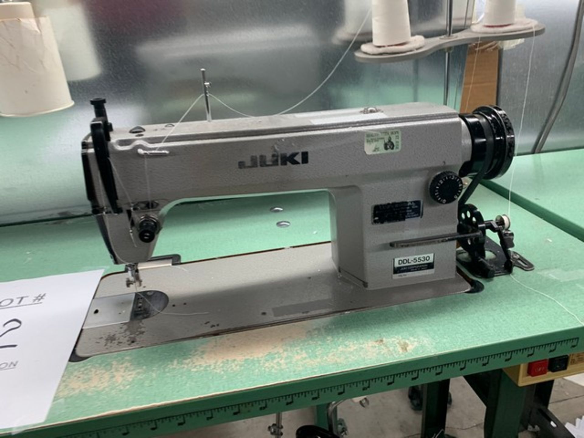 JUKI DDL-5530 SEWING MACHINE WITH MOTOR & STAND - Image 2 of 2