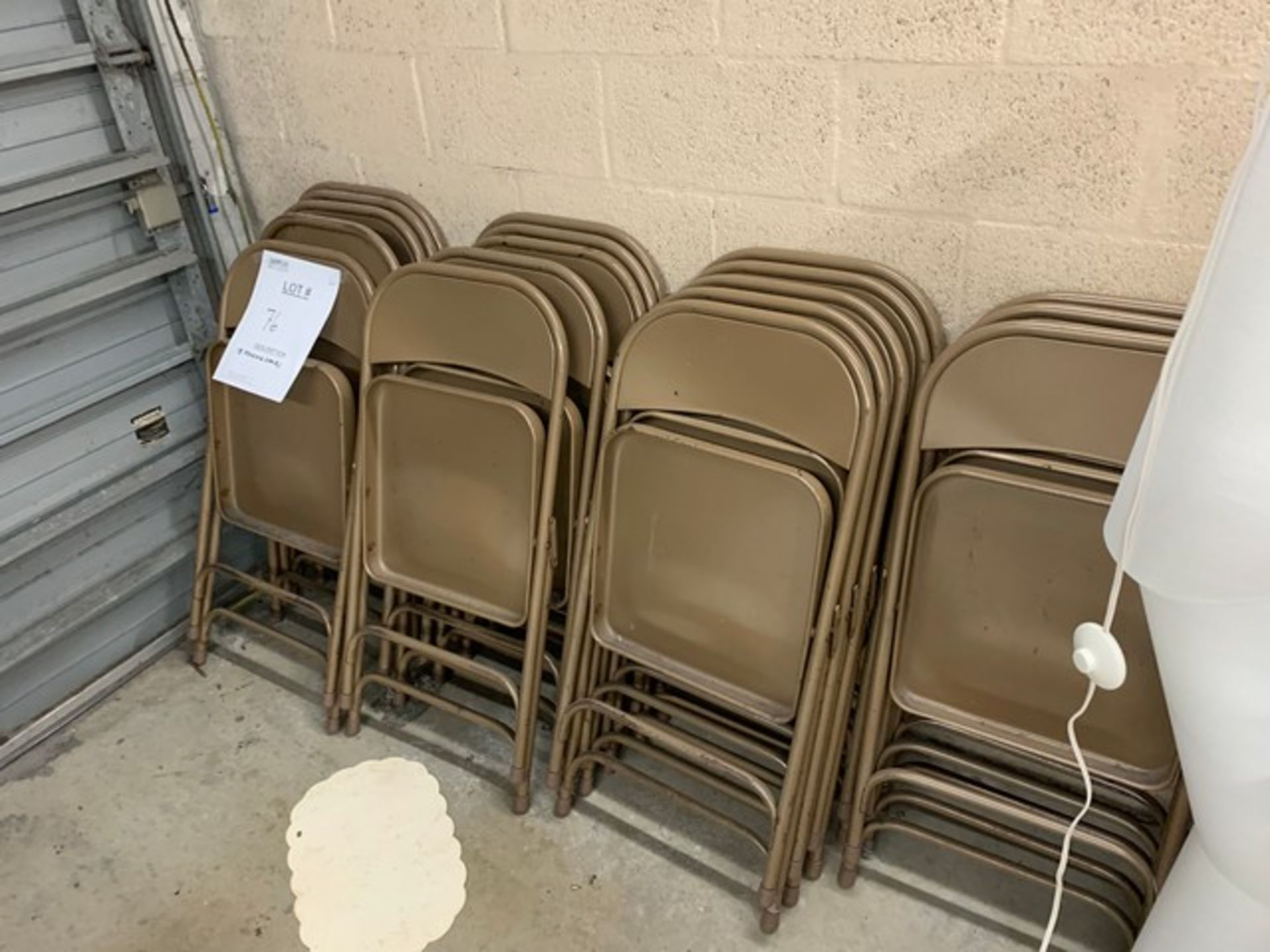 TAN FOLDING CHAIRS