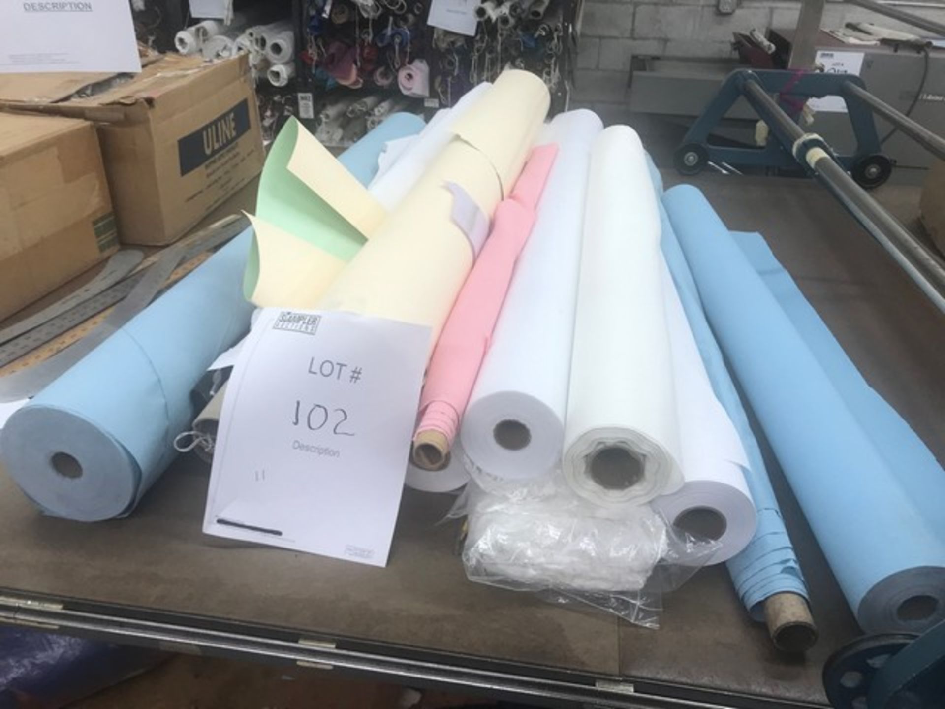 ROLLS PAPER & FABRIC