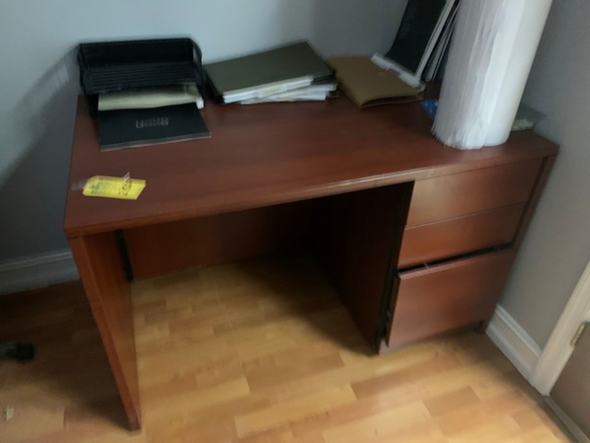 SMALL SALESMANS DESK WITH DRAWERS