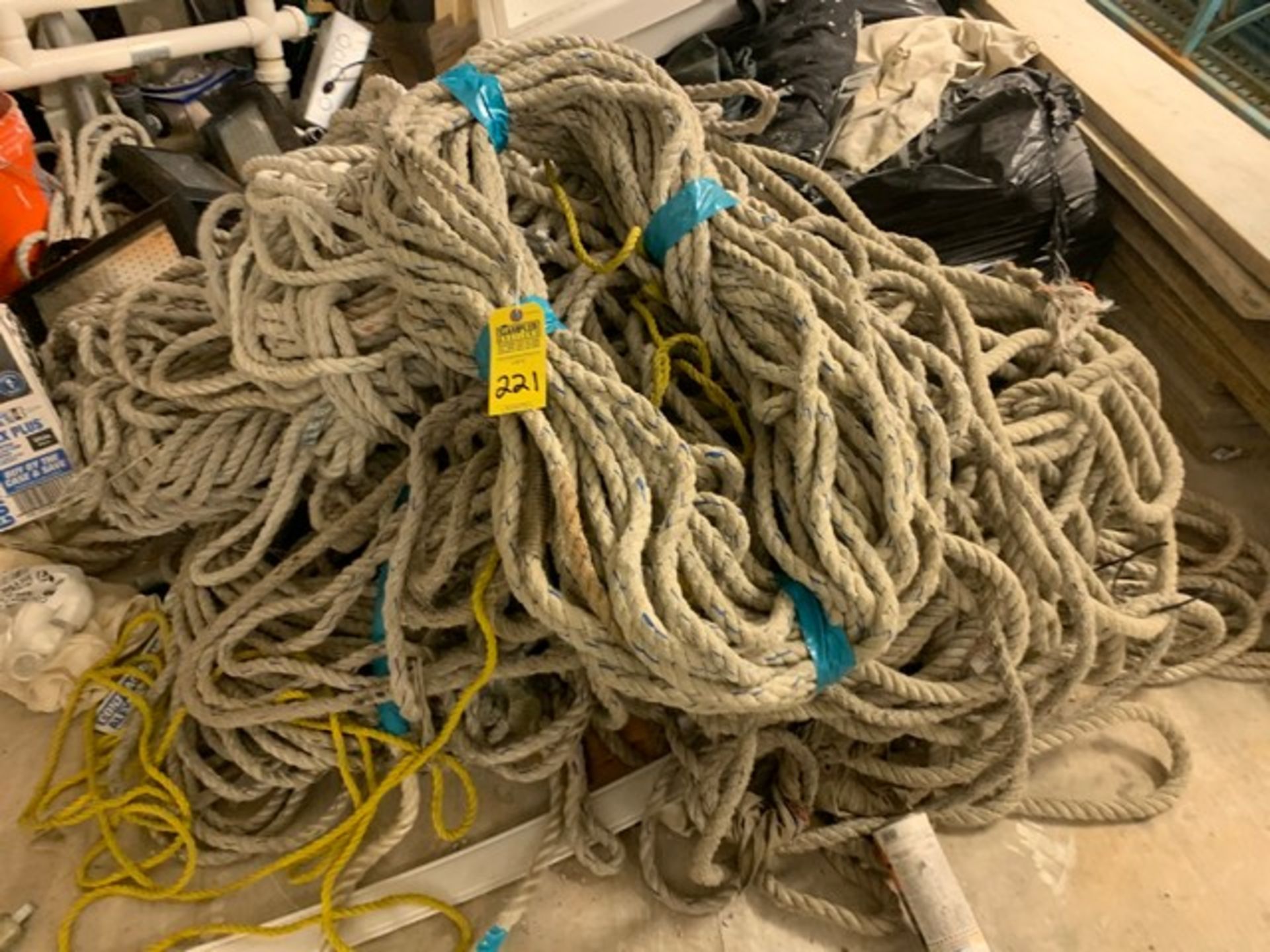 LOT ASSORTED SAFETY ROPE (ON LOFT)