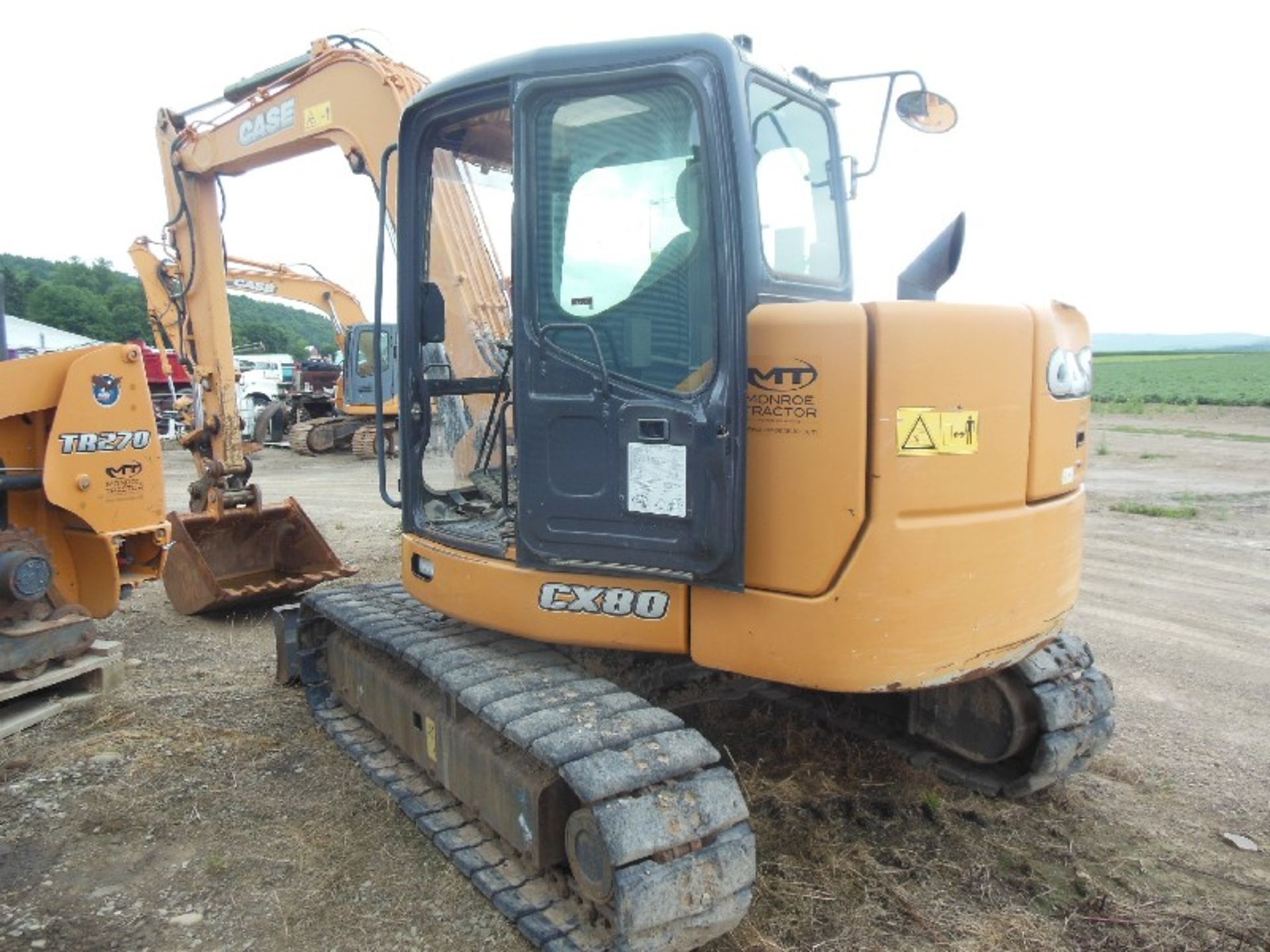 2012 Case Model CX80 Excavator W/ Blade (2777 Hrs.), S/N NCSLB7346, 42” Bucket, Blade, Has Dents, - Image 2 of 3