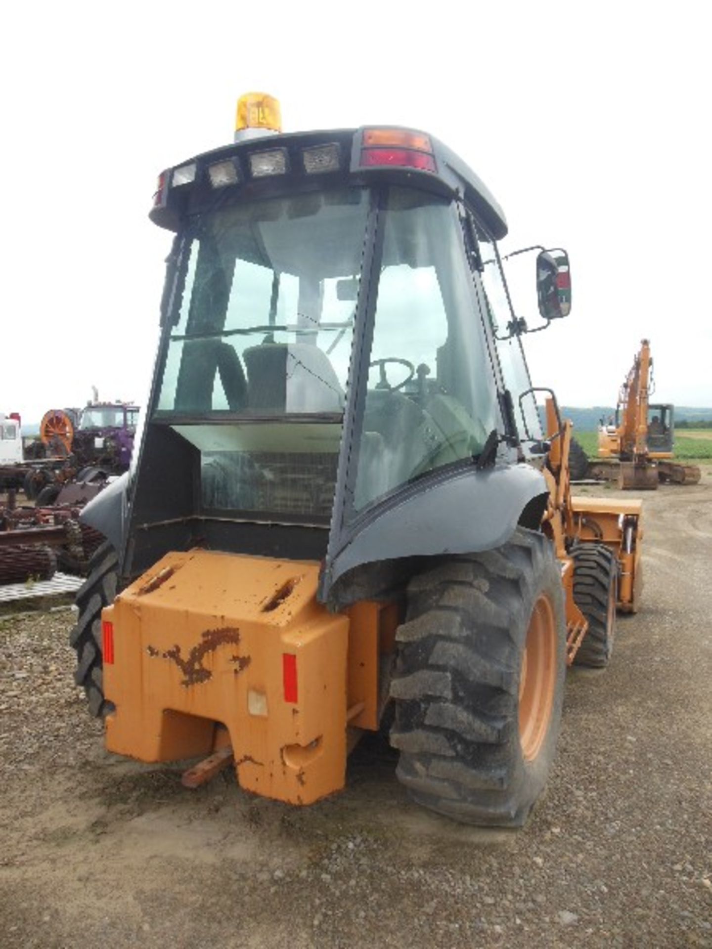 2005 Case Tractor Loader Model 570MXT, S/N JJG0302374 (3023 Hrs.), w/ Weights, 4WD, 4-1 Bucket, - Image 3 of 4