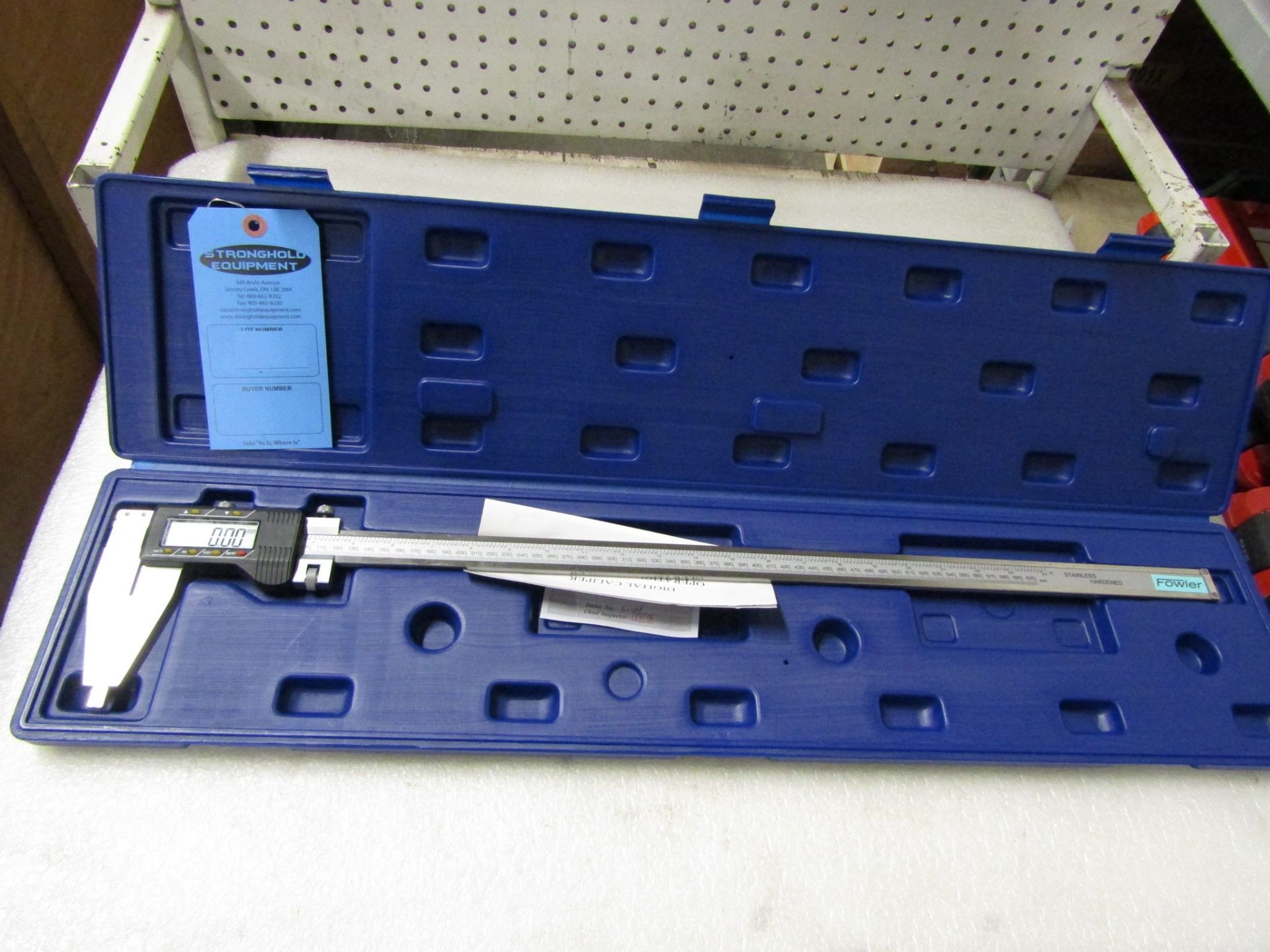 BRAND NEW Fowler 24" / 600mm Digital Caliper - large digital readout display in case - MINT