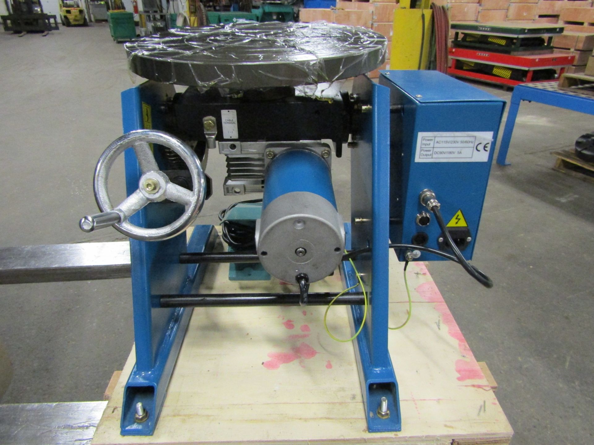 Verner model VD-300 WELDING POSITIONER 300lbs capacity - tilt and rotate with variable speed drive - Image 2 of 2