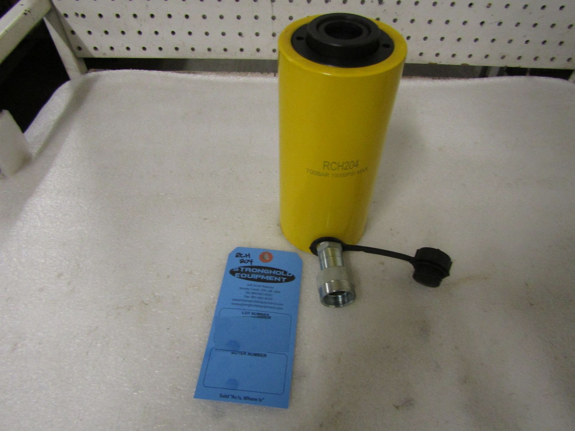 RCH-204 MINT Hole Jack - 20 ton Hollow Hydraulic Jack with 4" stroke - hole through type cylinder