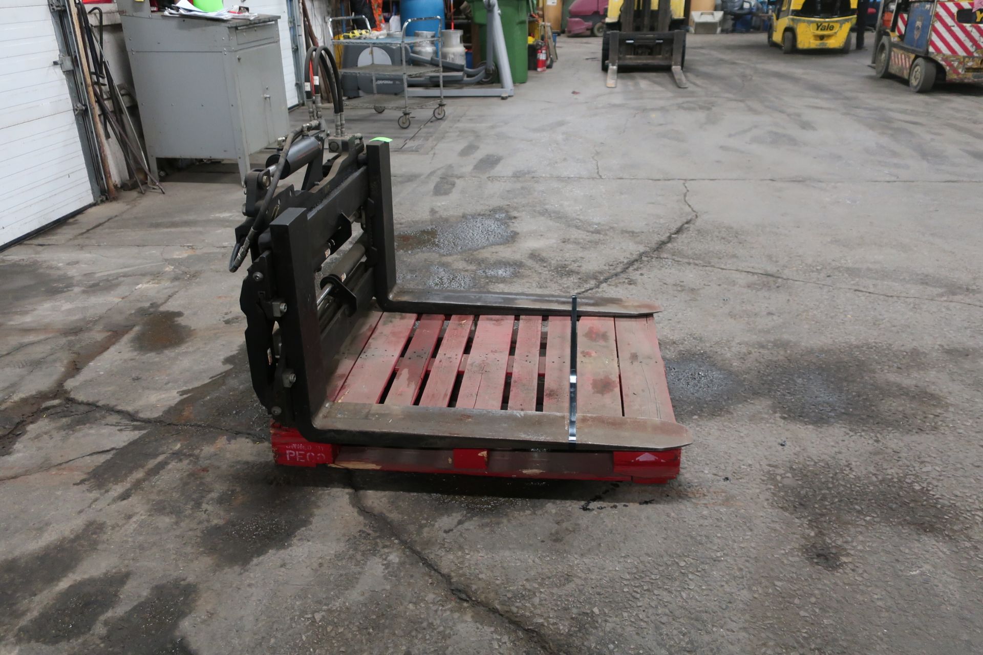 Cascade 42" Class 4 10,000lbs capacity forklift attachment with sideshift and fork positioner