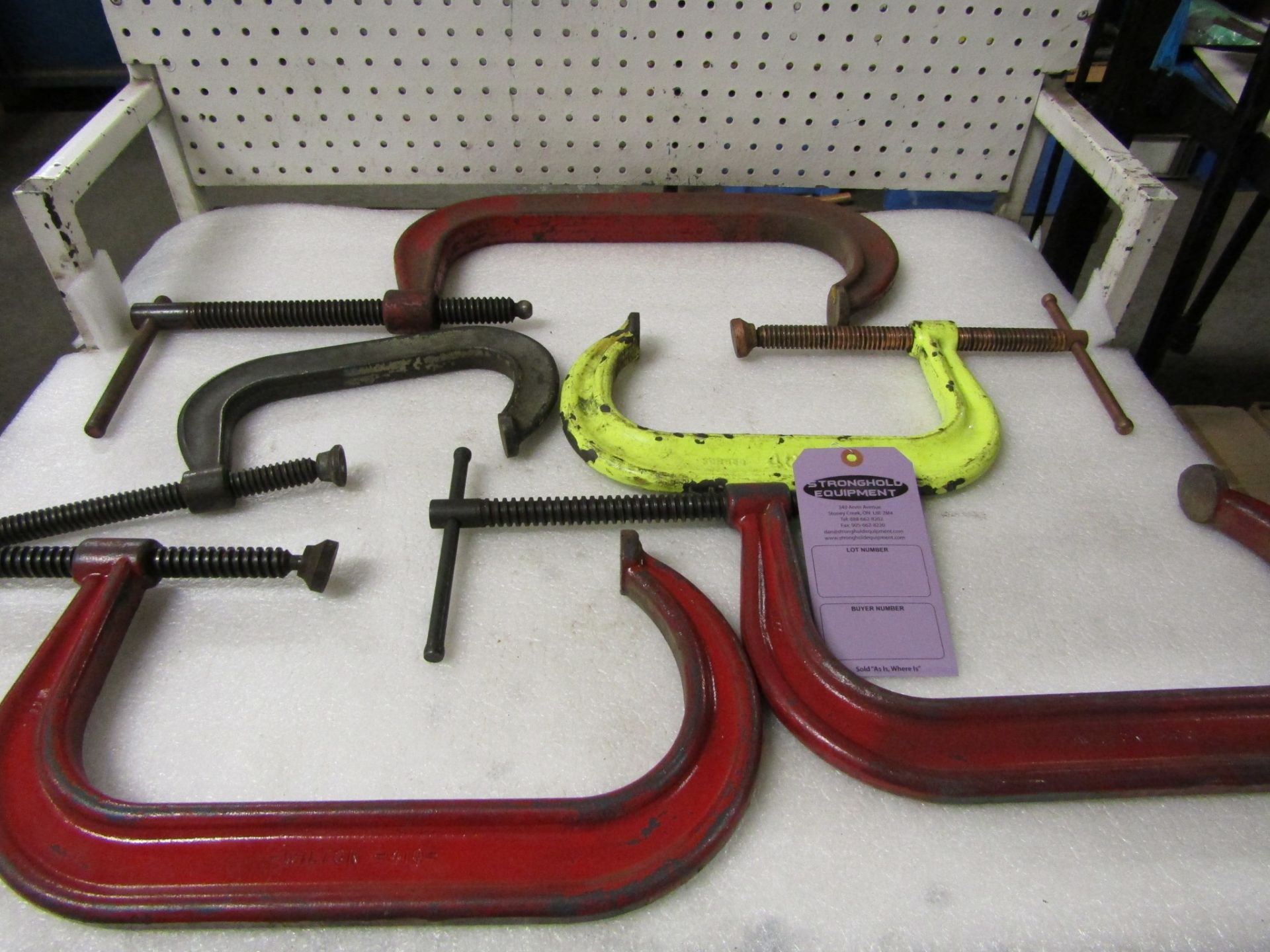 Lot of Used C-Clamps