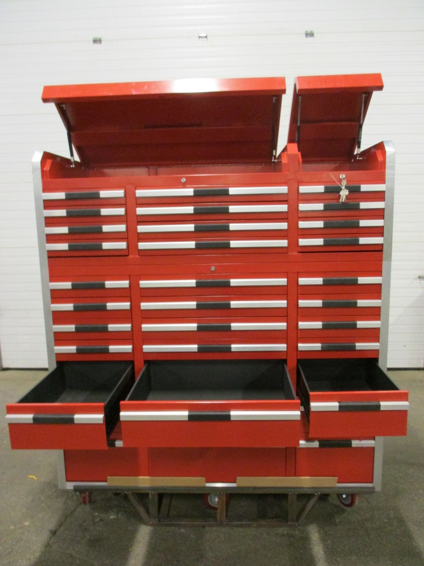 Lista Style Smooth Rolling Mechanic Cabinet with 33 Drawers - complete with lock & keys with 2 X - Image 2 of 2