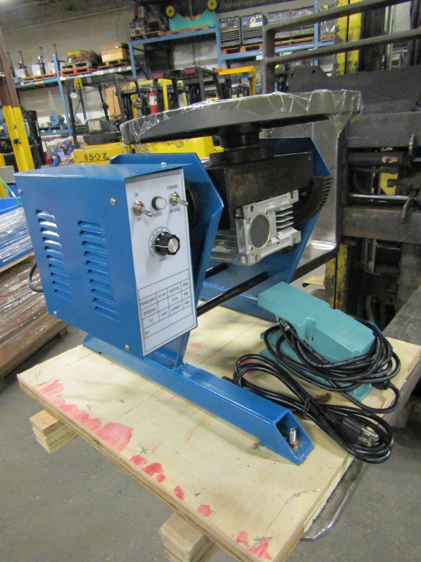 Verner model VD-300 WELDING POSITIONER 300lbs capacity - tilt and rotate with variable speed drive