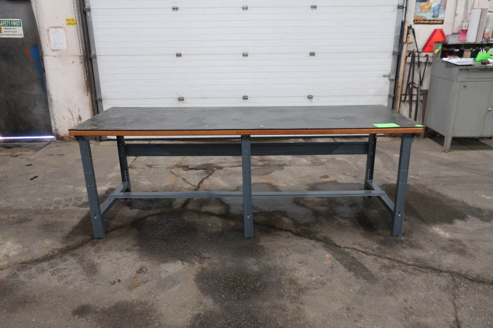 Heavy Duty Work Table 8' x 3' x 34" high MINT - Image 2 of 2