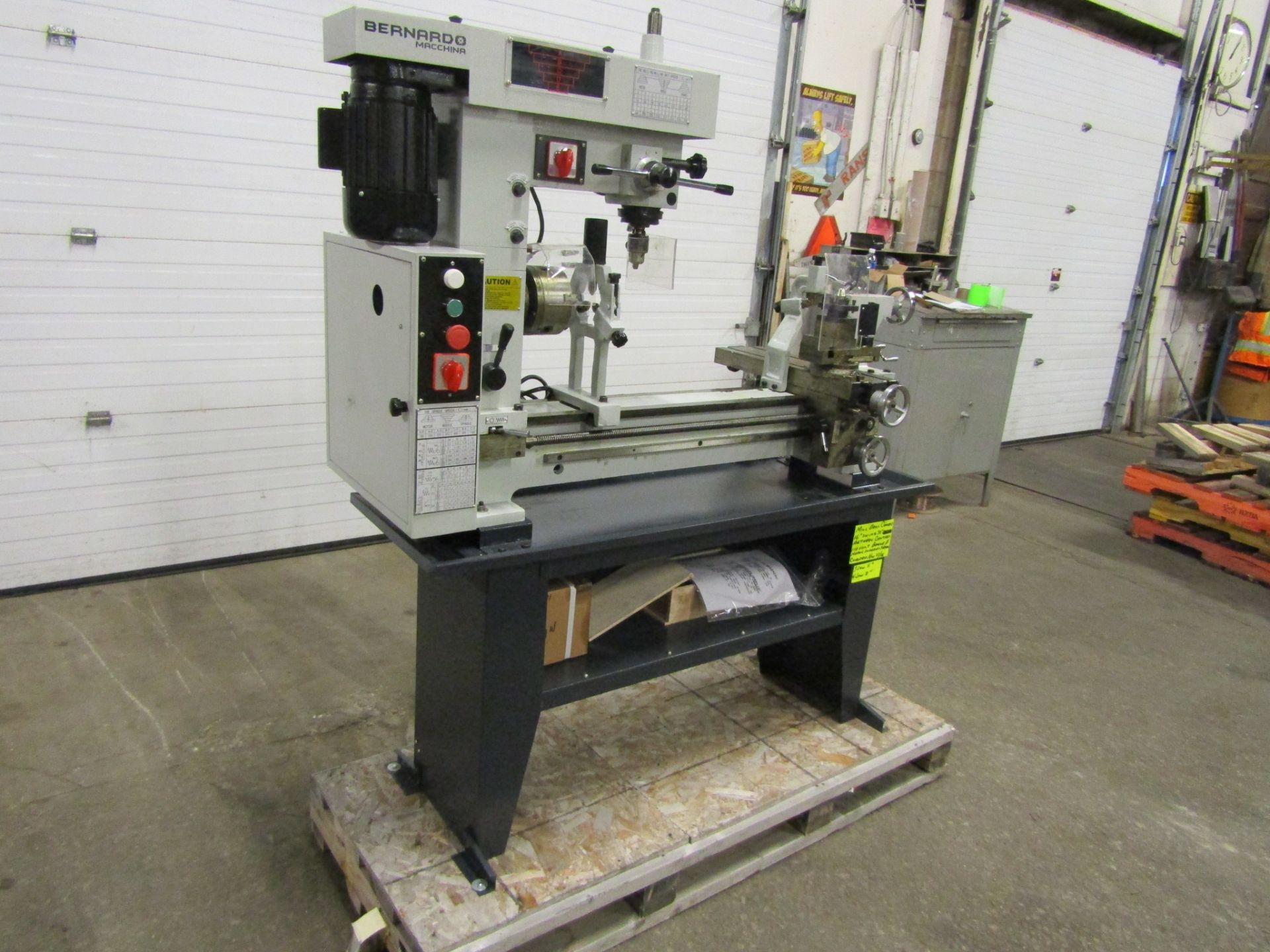 Bernardo Lathe / Mill / Drill Combo model LMD-1630 - LATHE: 31.5" X 16.5" swing, MT4 spindle, MT3