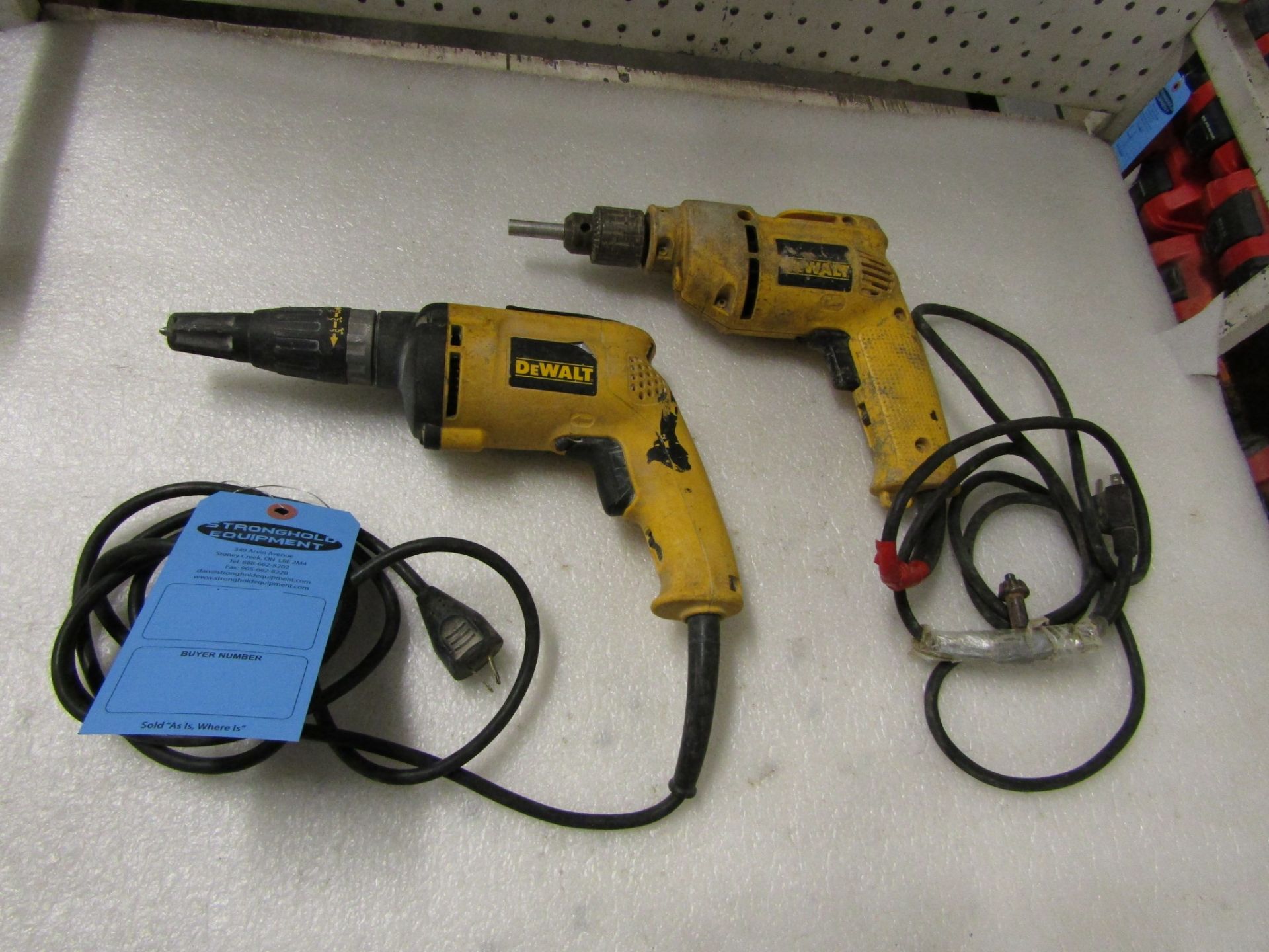 Lot of 2 Dewalt Drills